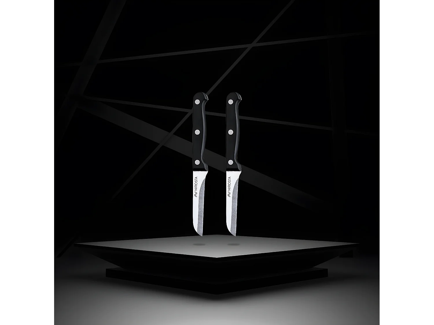 Lot de 2 couteaux à légumes 18 cm Nirosta