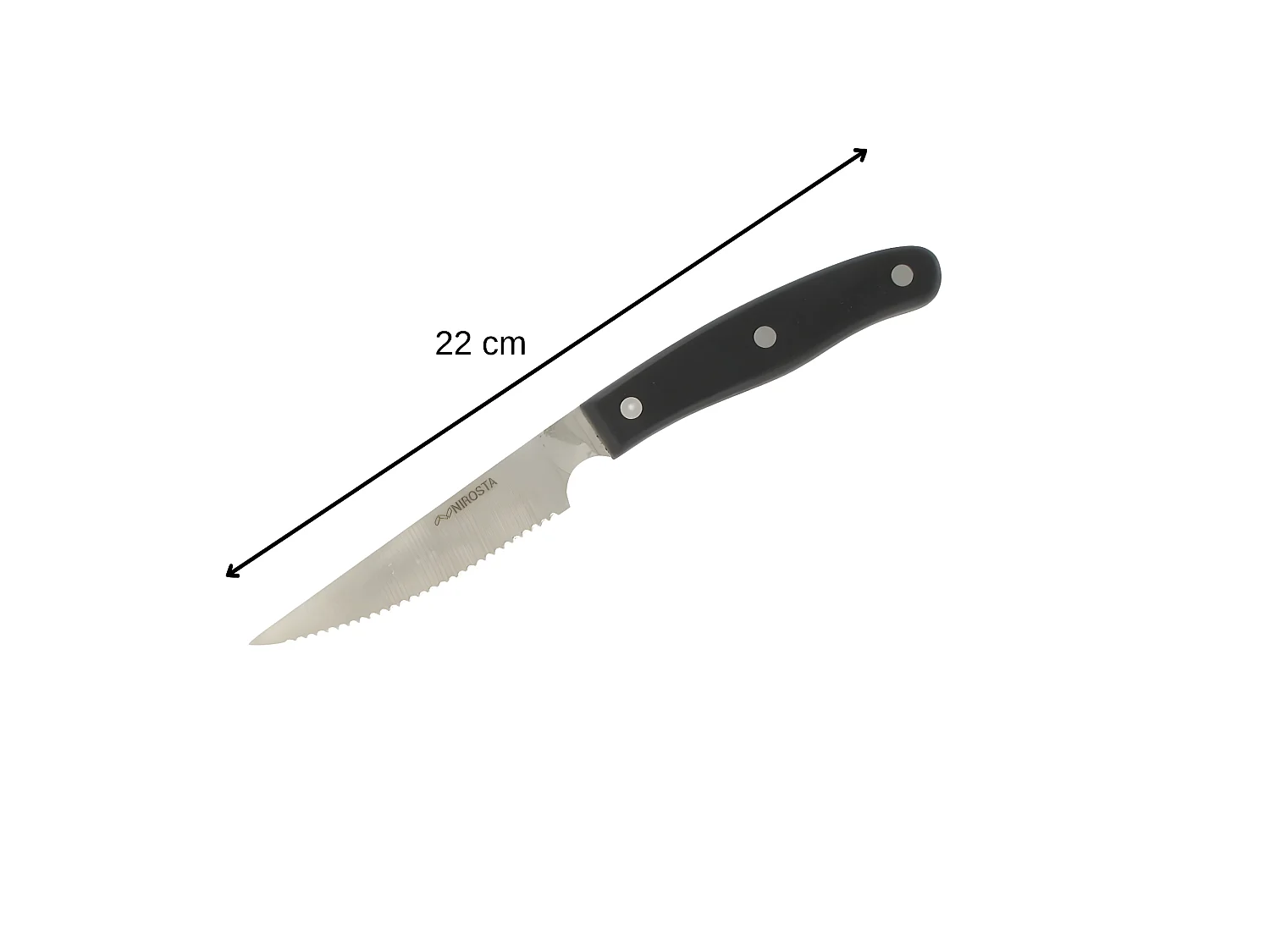 Lot de 4 couteaux à steak 22 cm Nirosta Fit