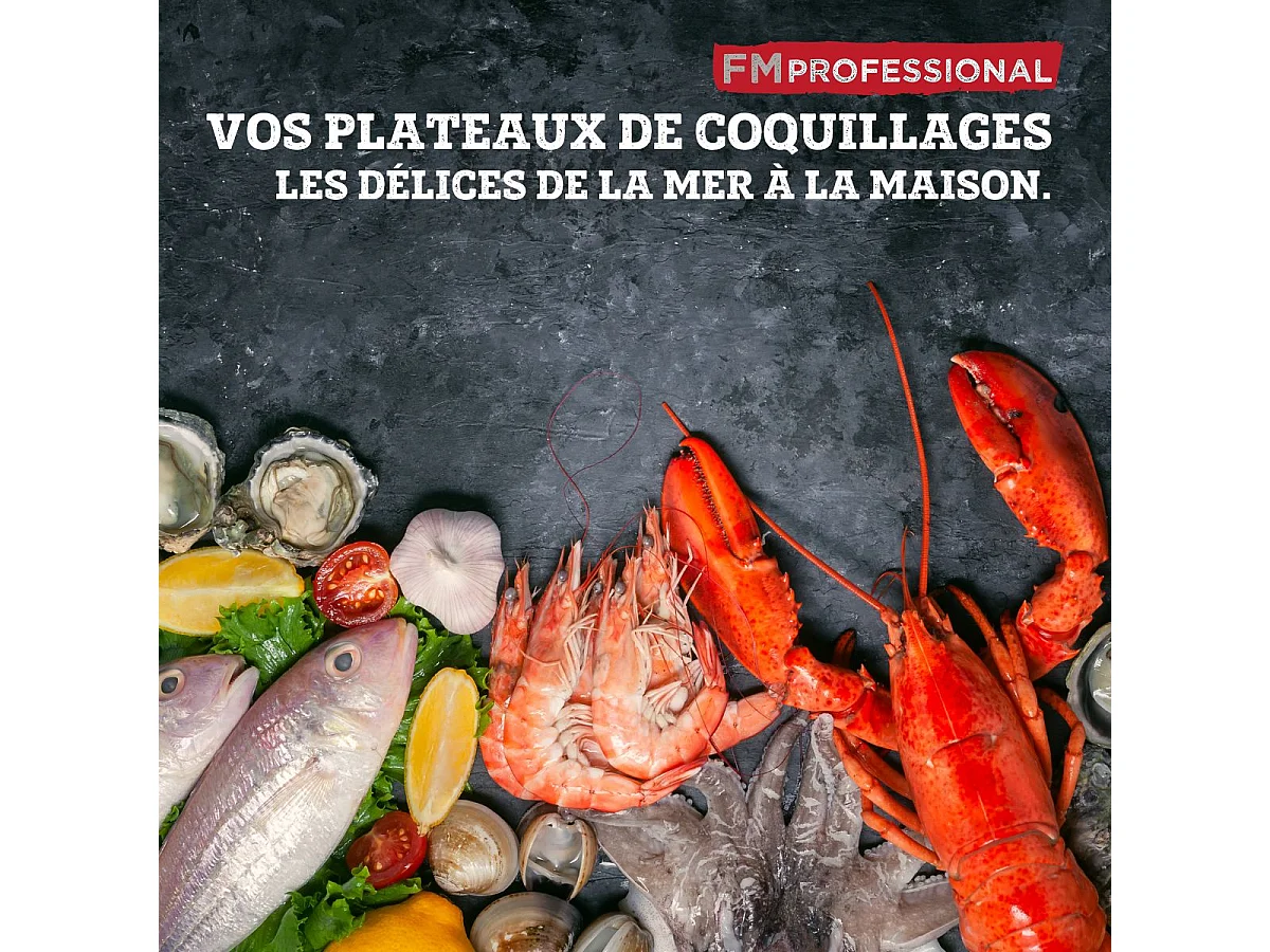 Couteau à huître 2 en 1 18 cm FM Professional Divers