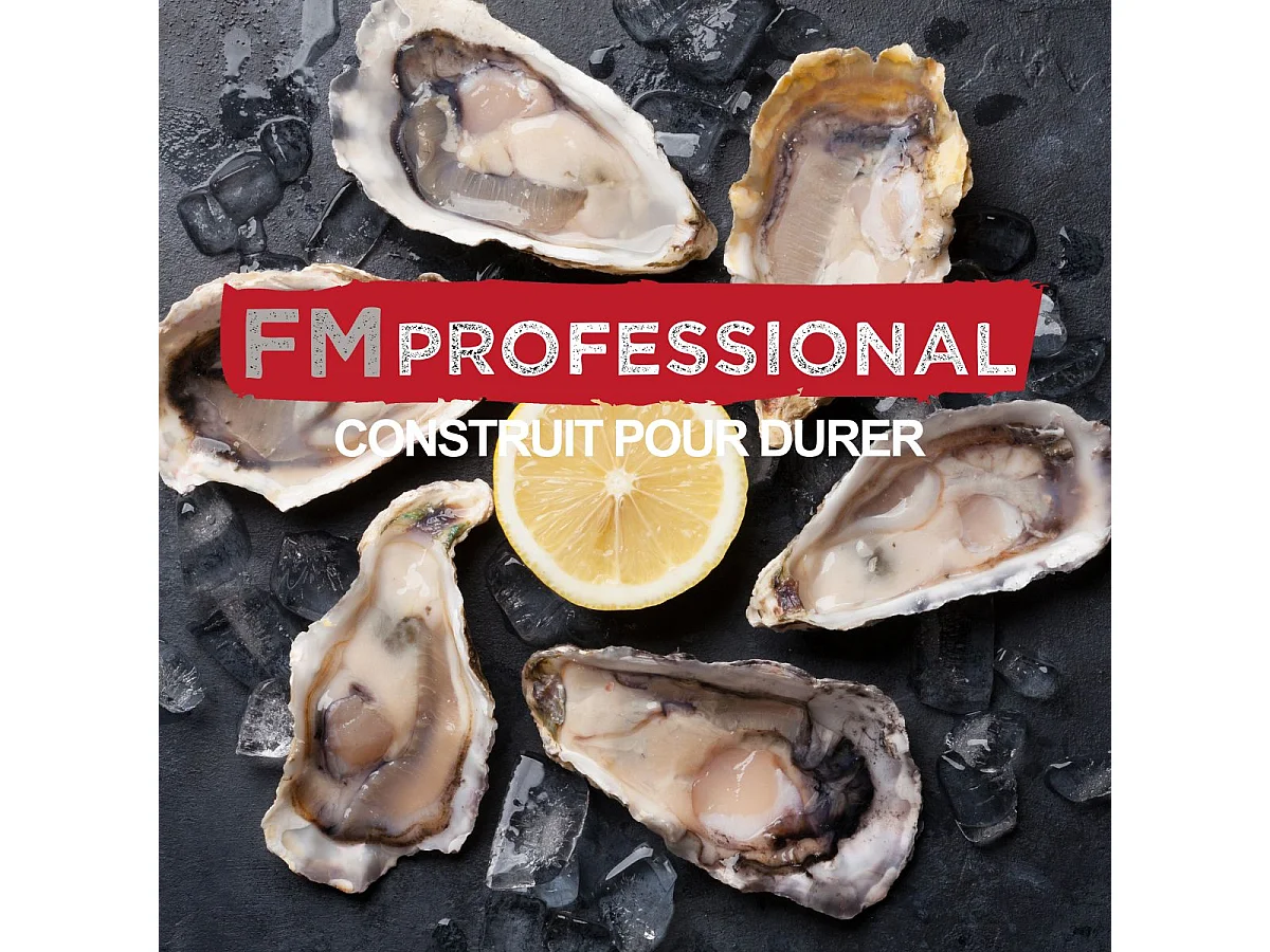 Couteau à huître 2 en 1 18 cm FM Professional Divers