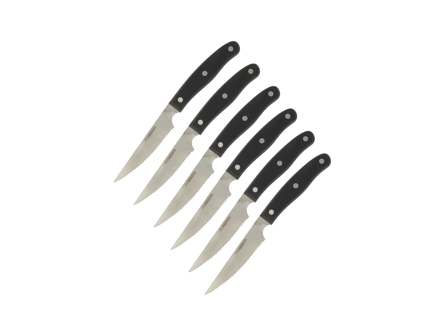Lot de 6 couteaux à steak 22 cm Nirosta Fit