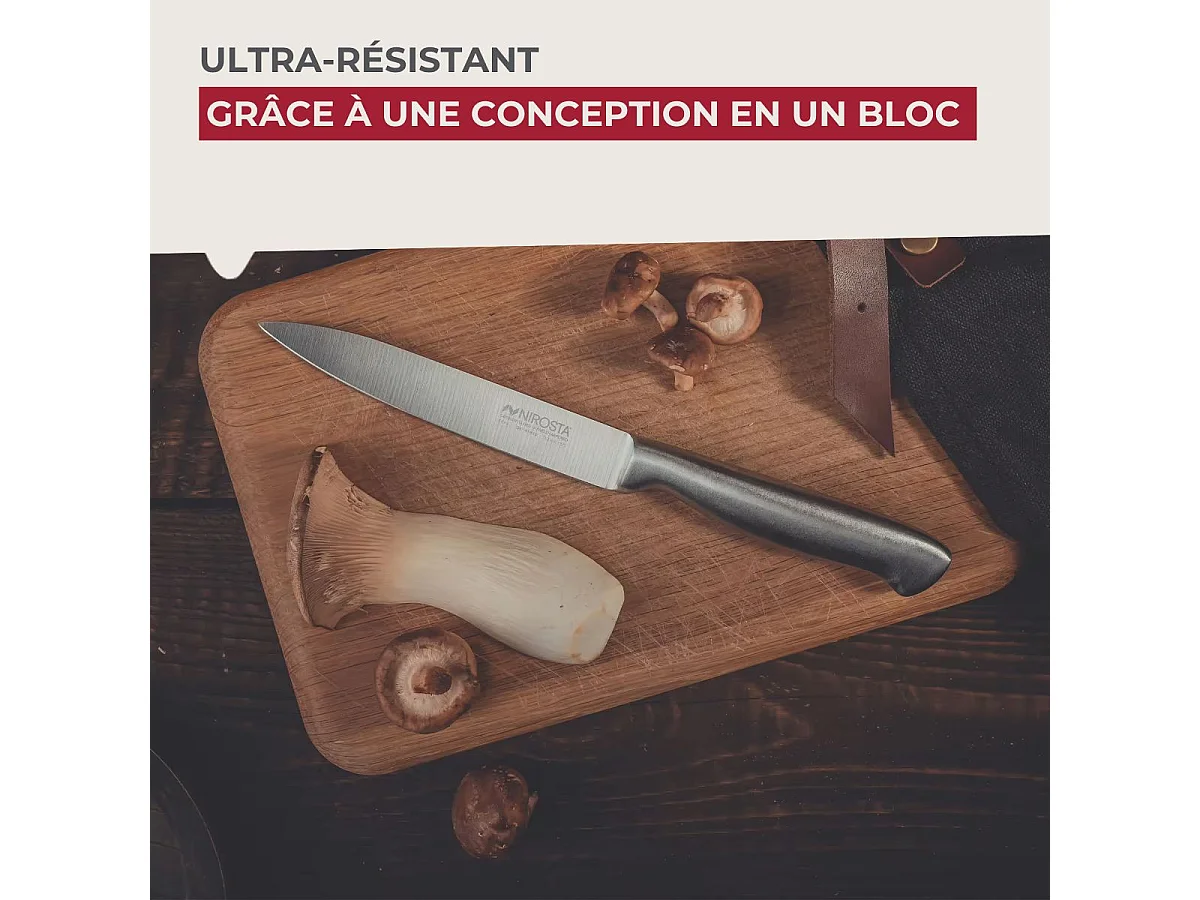 Couteau de cuisine Santoku lame de 18 cm Nirosta Star
