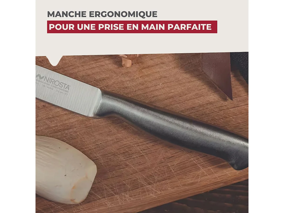 Couteau de cuisine Santoku lame de 18 cm Nirosta Star