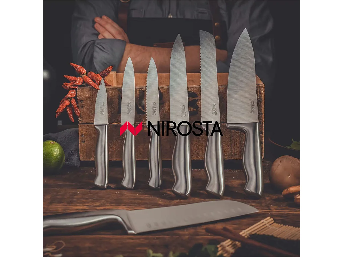 Couteau de cuisine Santoku lame de 18 cm Nirosta Star