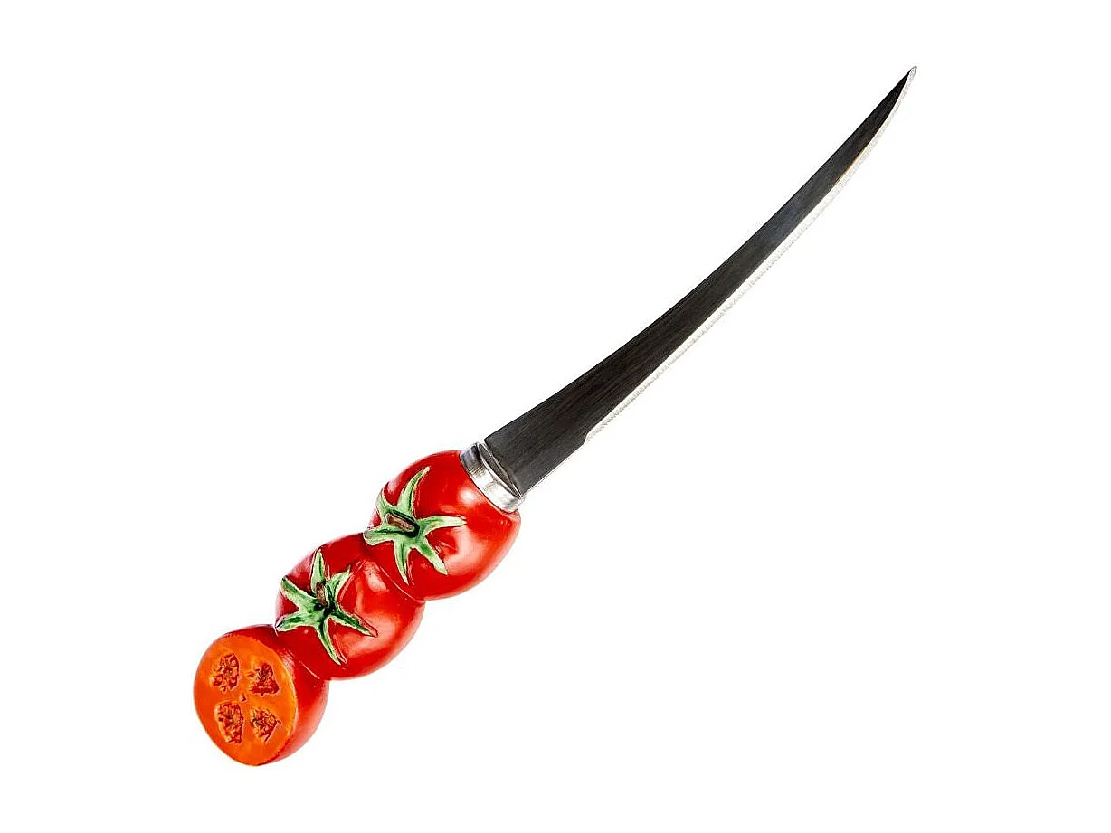Couteau à tomates lame crantée 11 cm Fackelmann
