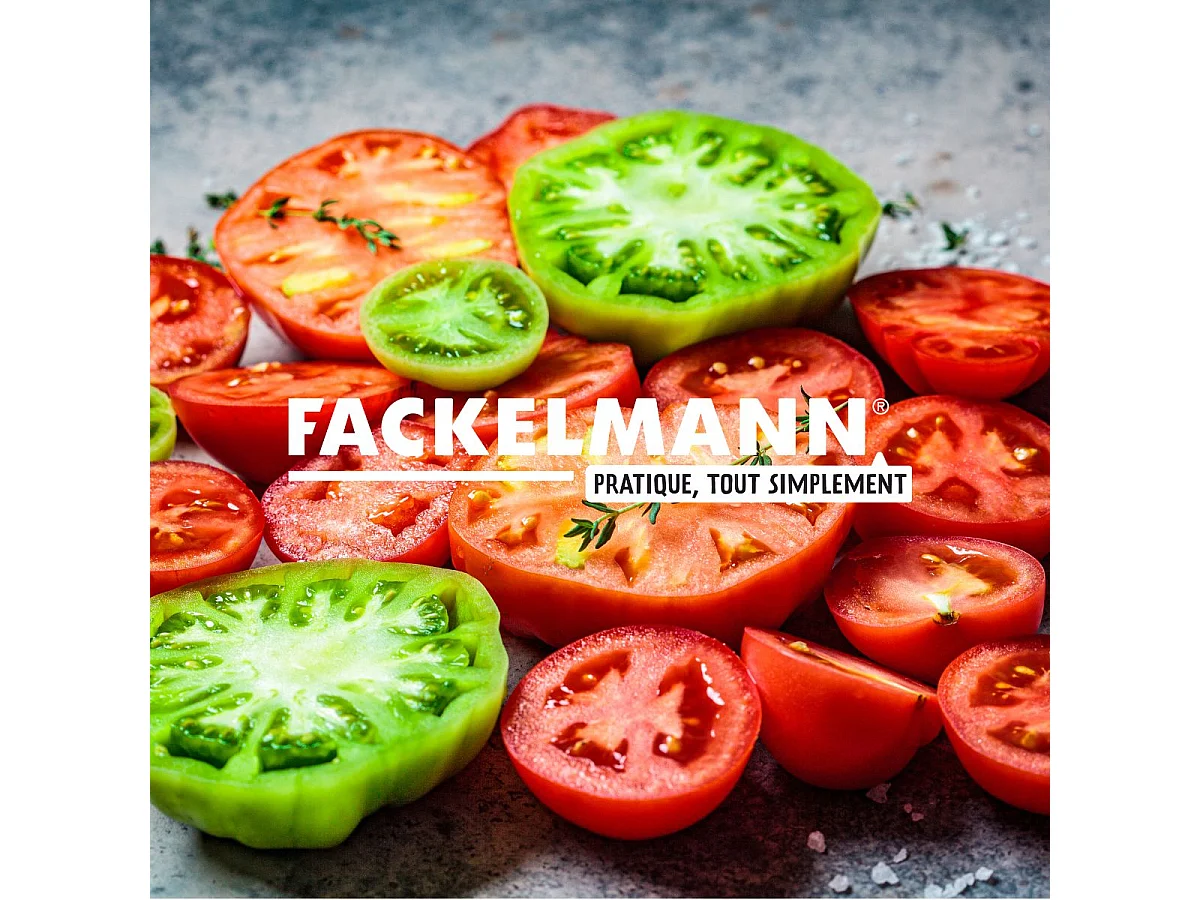 Couteau à tomates lame crantée 11 cm Fackelmann
