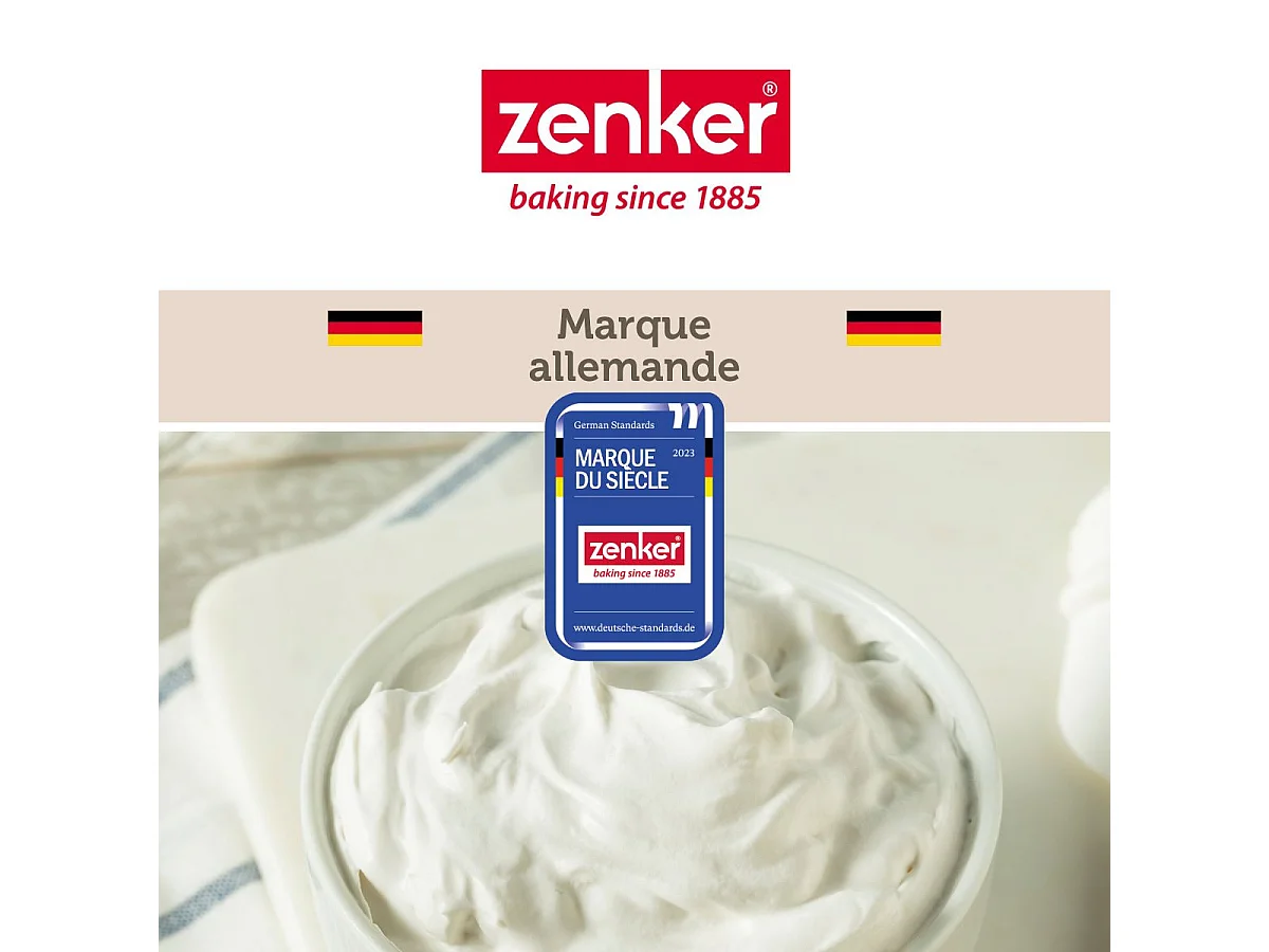 Lot de 12 cartouches de protoxyde d'azote pour siphon à Chantilly Zenker Smart Pastry