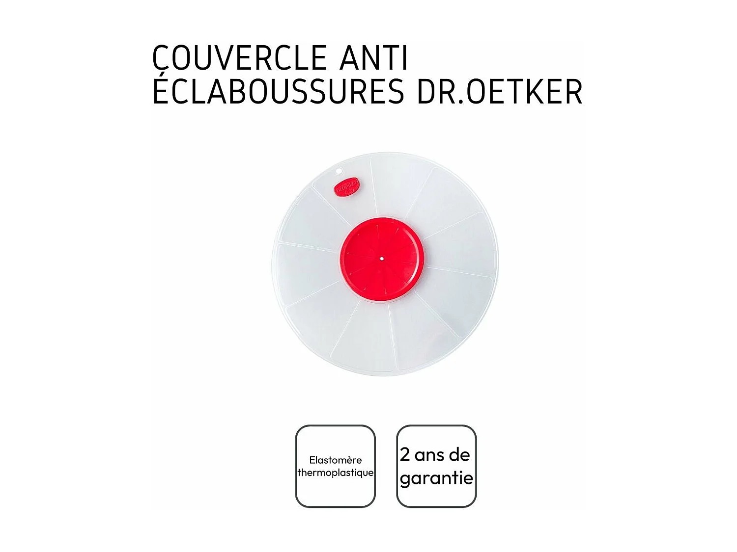 Couvercle anti éclaboussures 30 cm Dr.Oetker