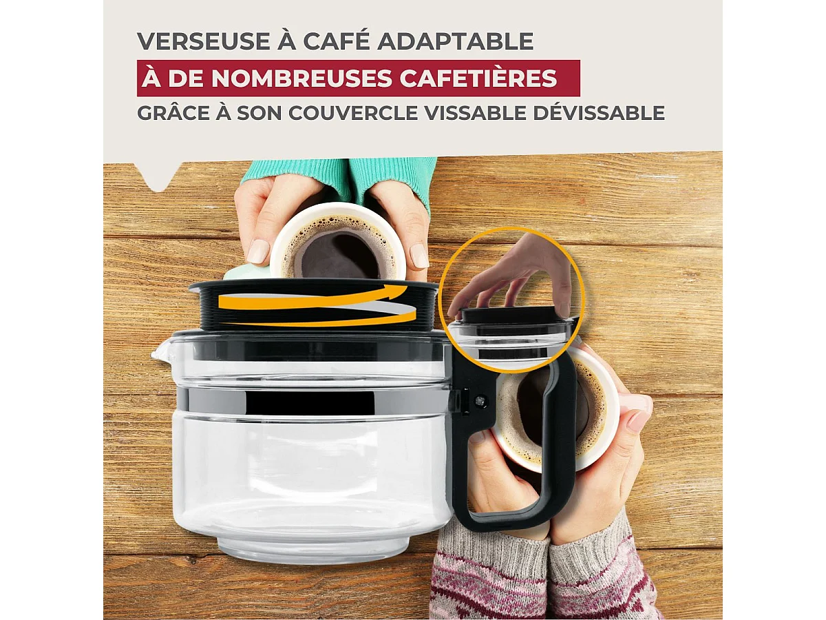 Verseuse adaptable pour cafetière Fackelmann