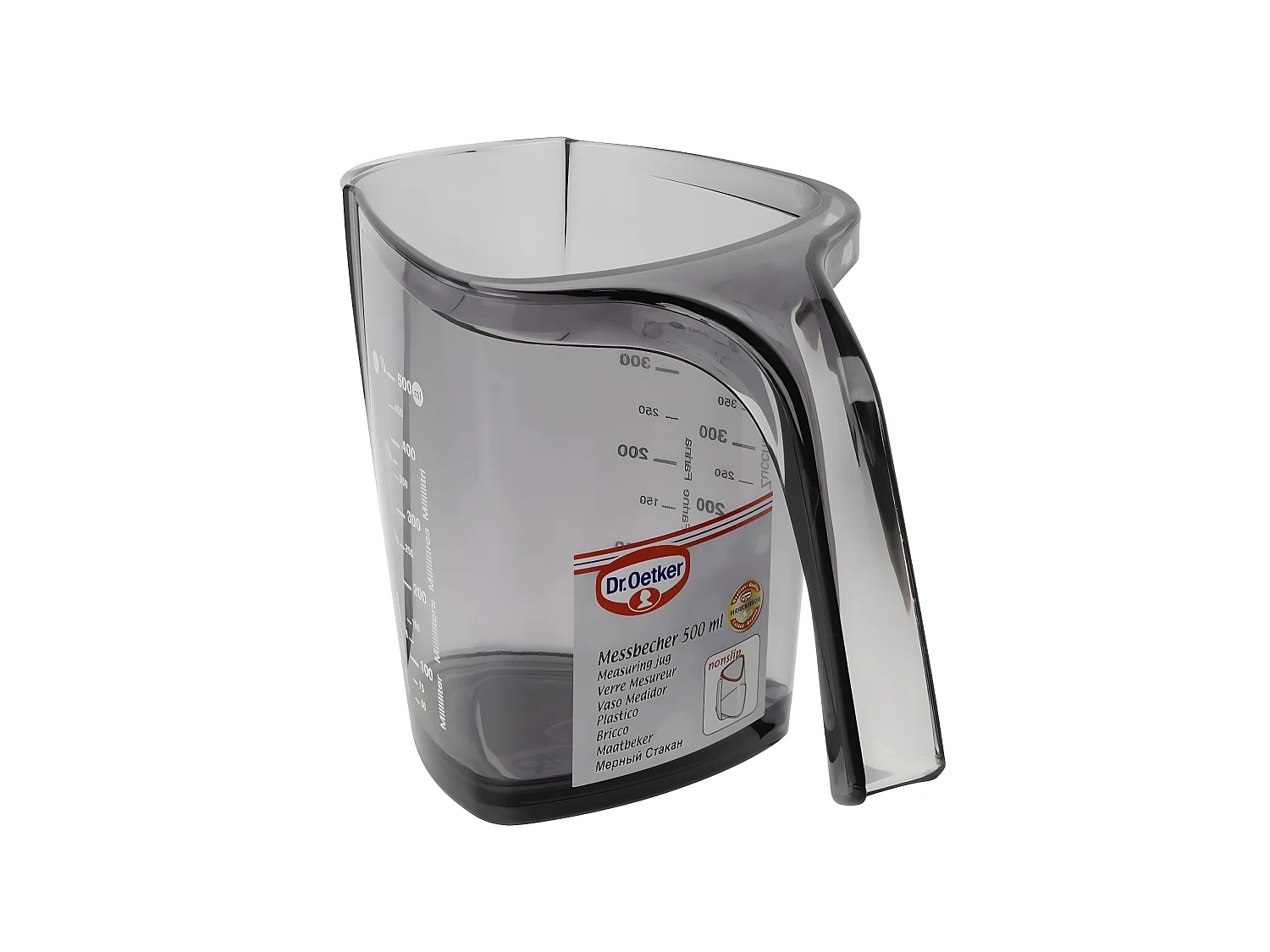 Verre doseur gradué en plastique de 500 ml Dr.Oetker