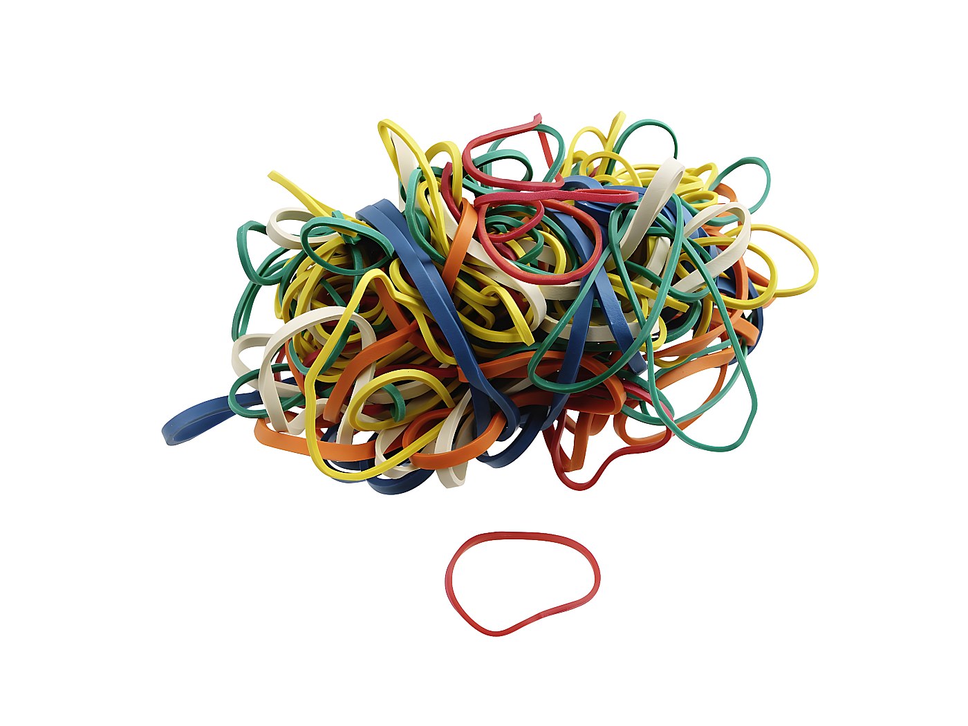 Bande De Cheveux élastique,2-9--Petits élastiques Jetables Colorés En Caoutchouc Et Gomme Pour