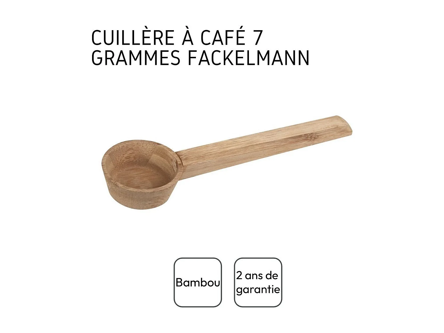 Dose cuillère à café en bambou Fackelmann