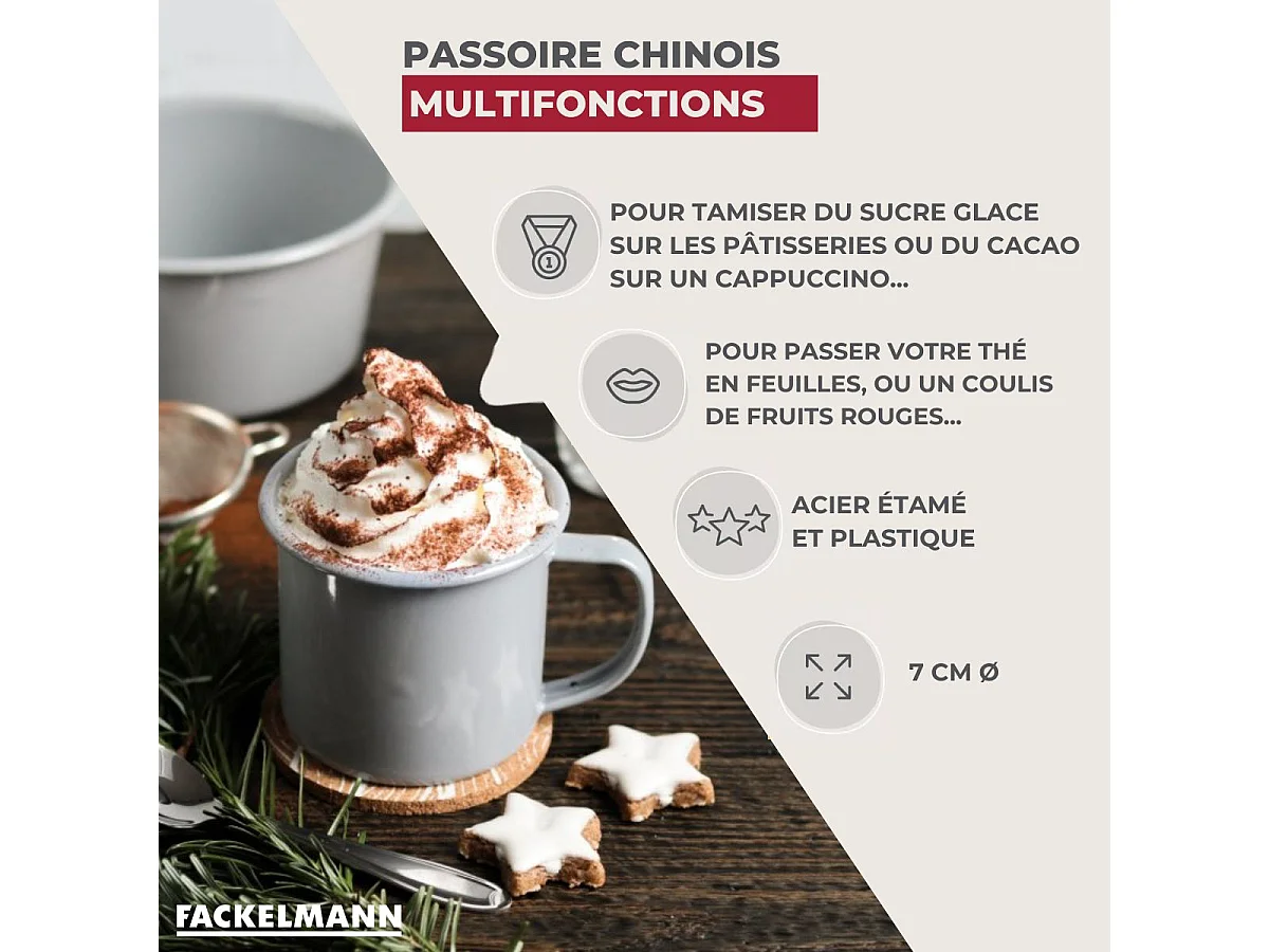 Petit chinois 7 cm de diamètre Fackelmann
