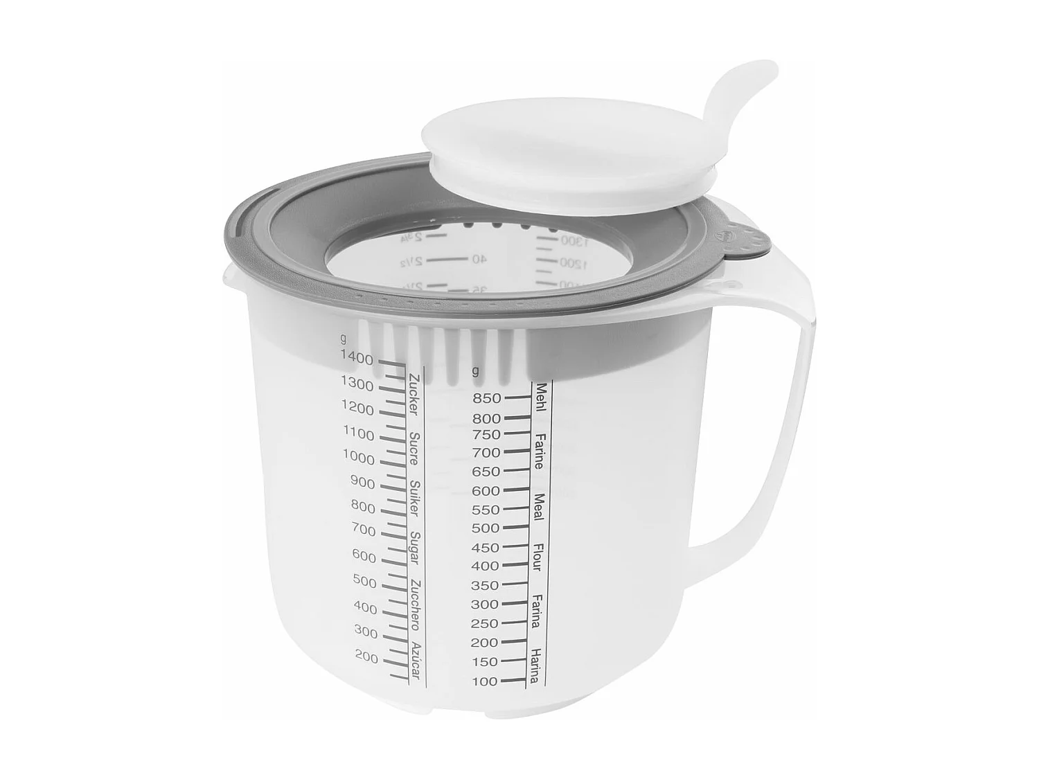 Verre mélangeur et doseur en plastique de 1,4 litre Dr.Oetker