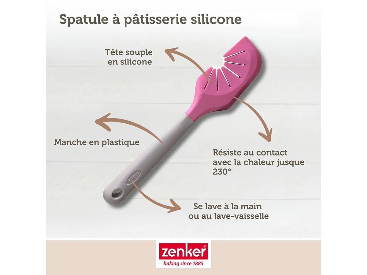 Spatule de cuisine et de pâtisserie 27 cm Zenker Smart Pastry