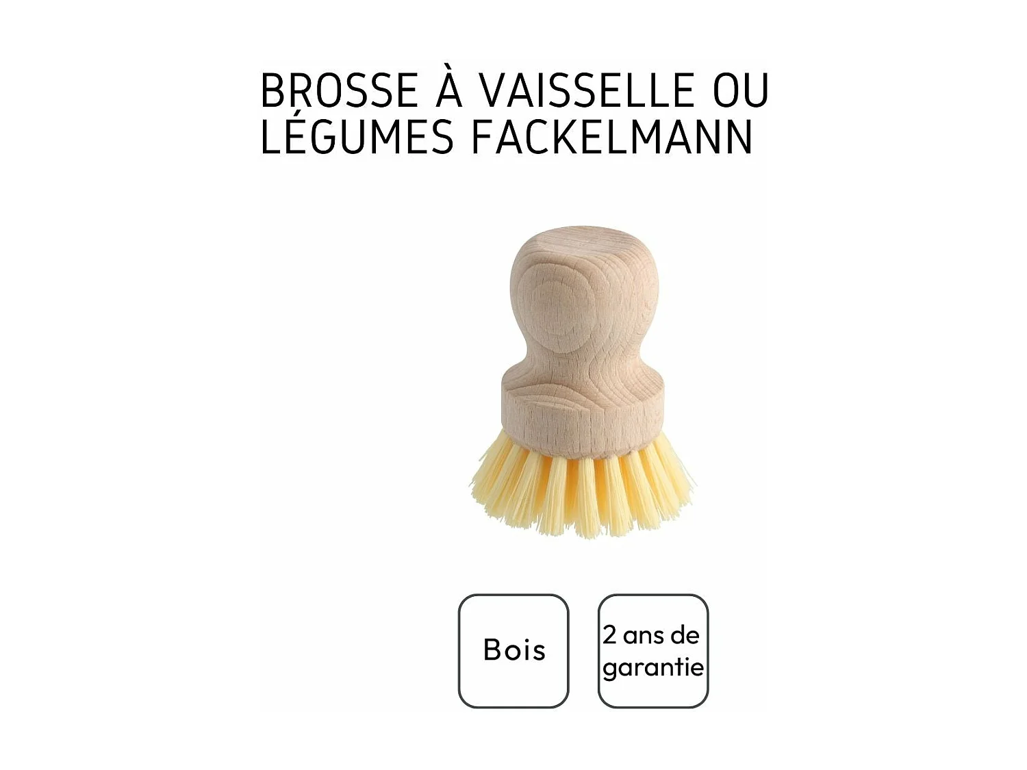 Brosse à vaisselle en bois Fackelmann