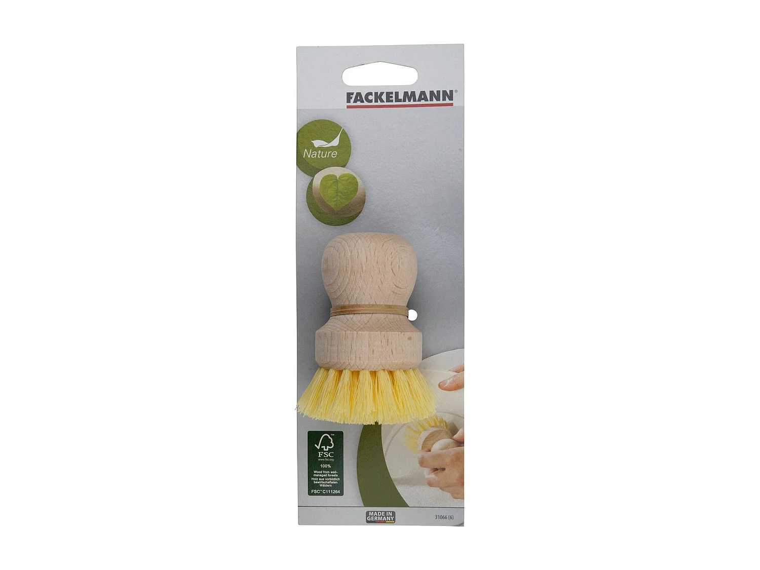 Brosse à vaisselle en bois Fackelmann
