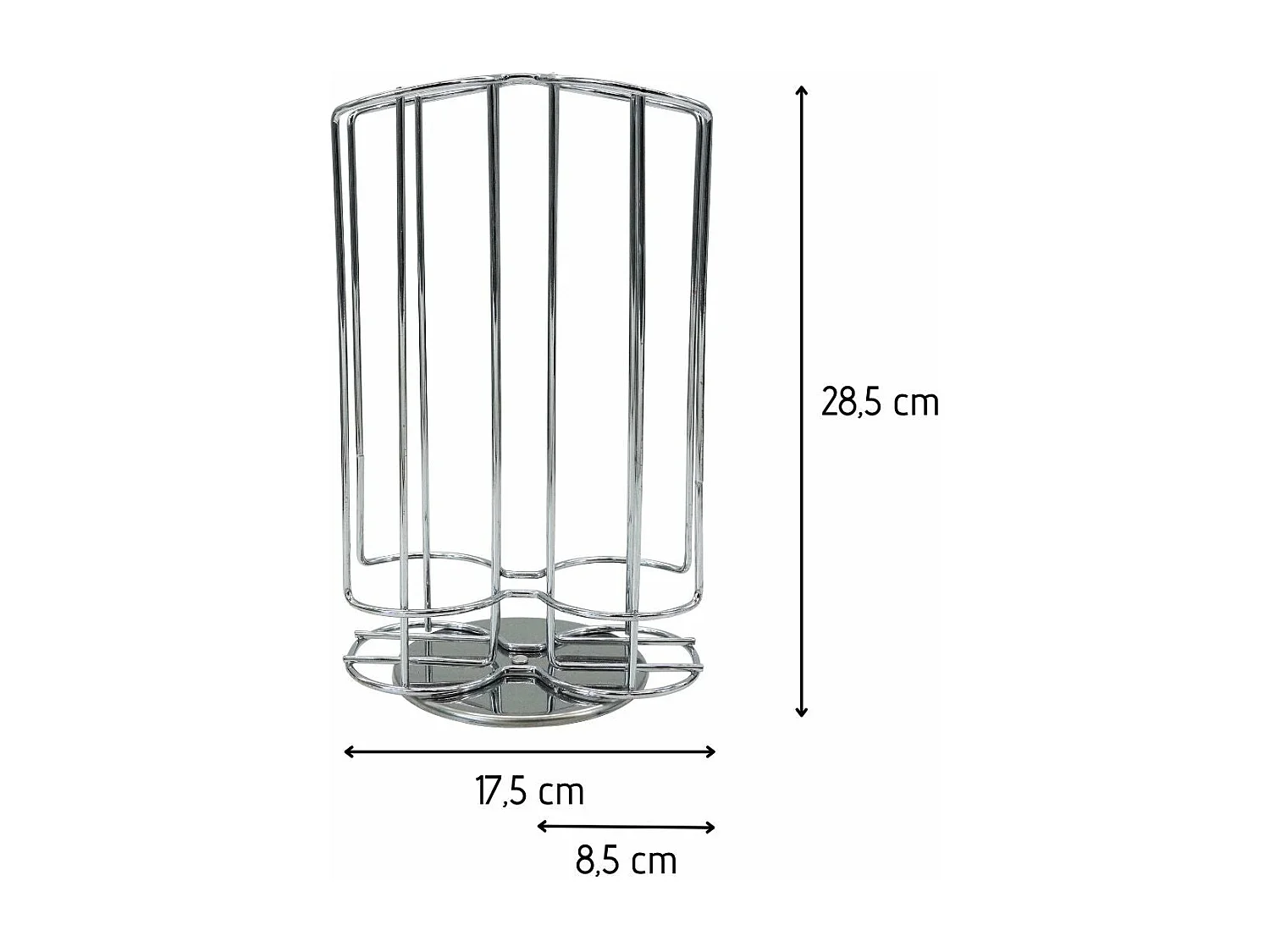 Porte capsules Tassimo rotatif Fackelmann Petit Déjeuner