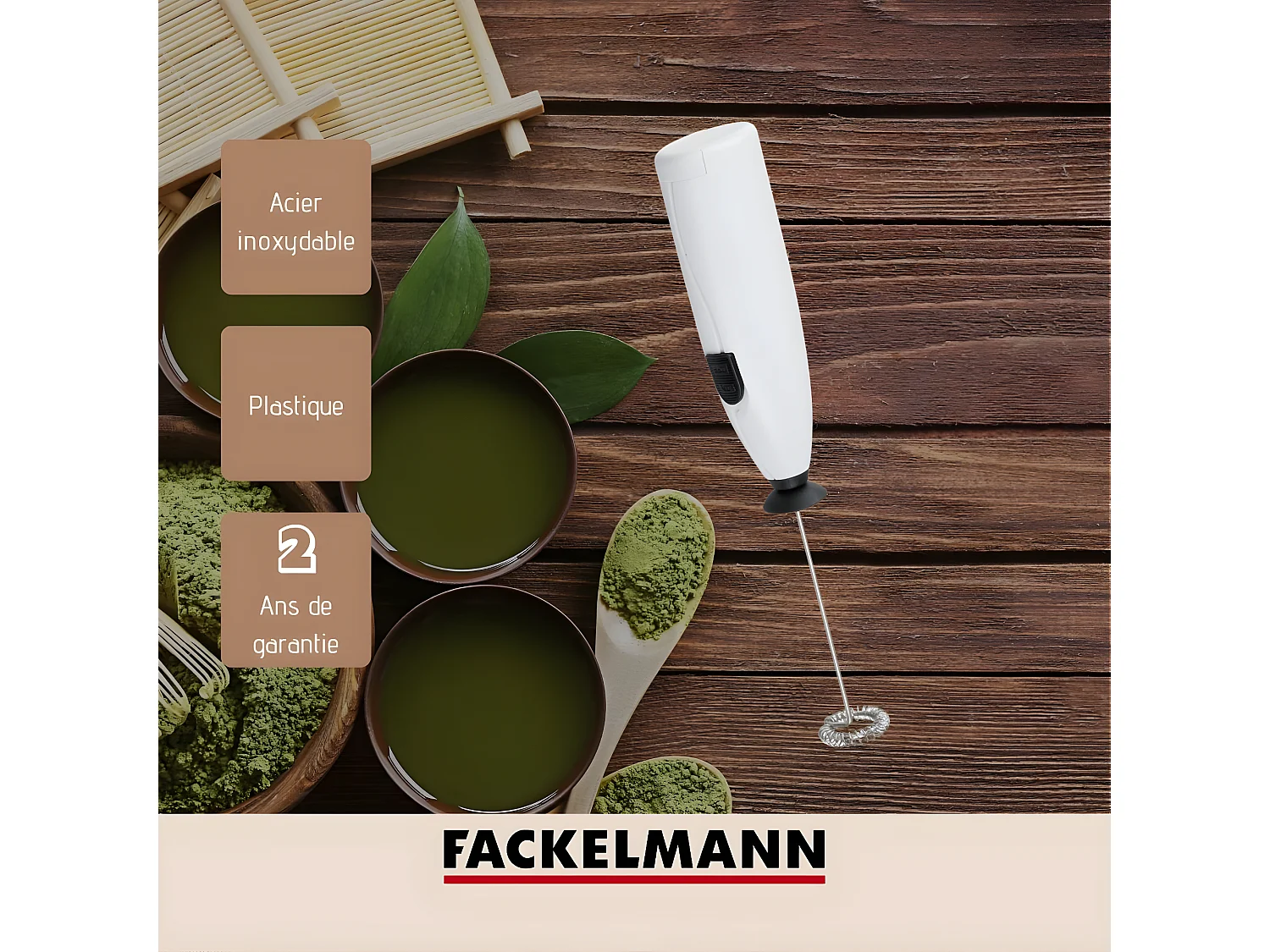 Mousseur à lait Fackelmann Petit déjeuner