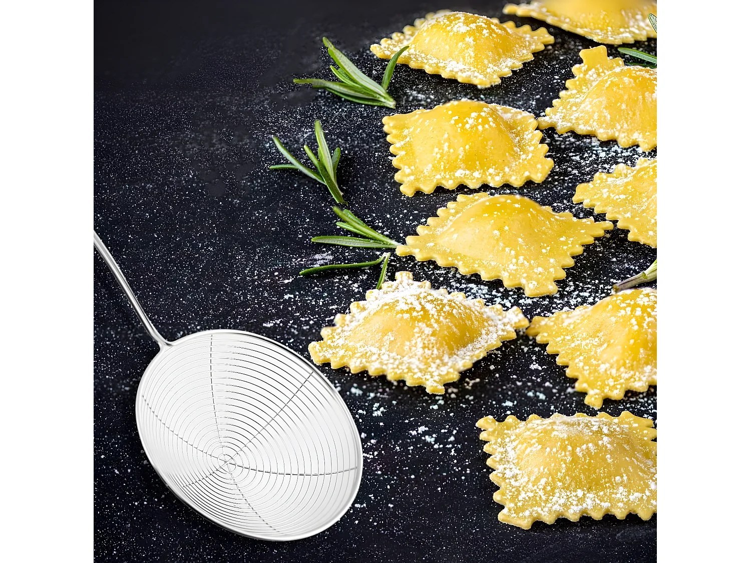 Araignée de cuisine en inox 36 cm Fackelmann Ovale Limited Edition