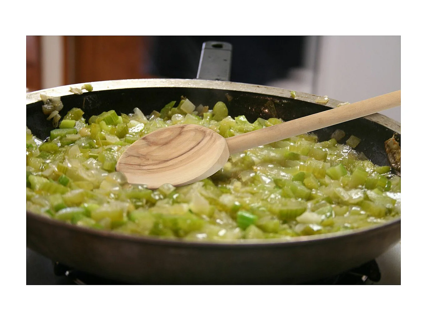 Cuillère de cuisine en bois Fackelmann Edition Bois d'olivier