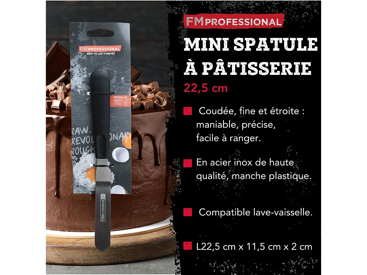 Mini spatule coudée 22,5 cm FM Professional