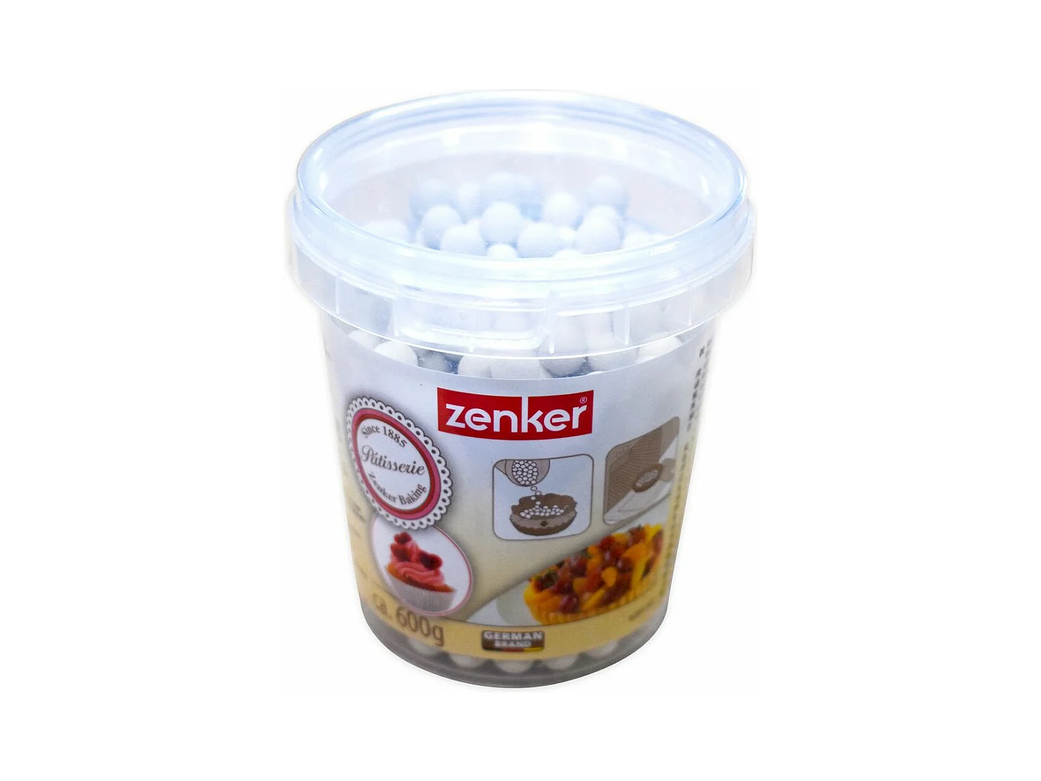 Billes de cuisson pour pâte sablée, pot de 600 grammes Zenker Smart Pastry