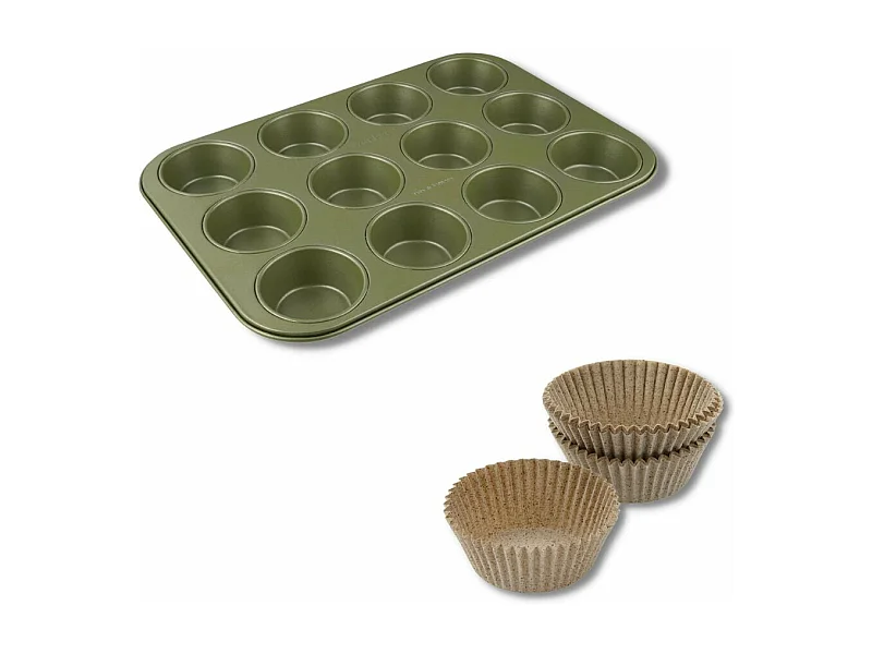 Ensemble 2 pièces spécial muffins Zenker Green Vision