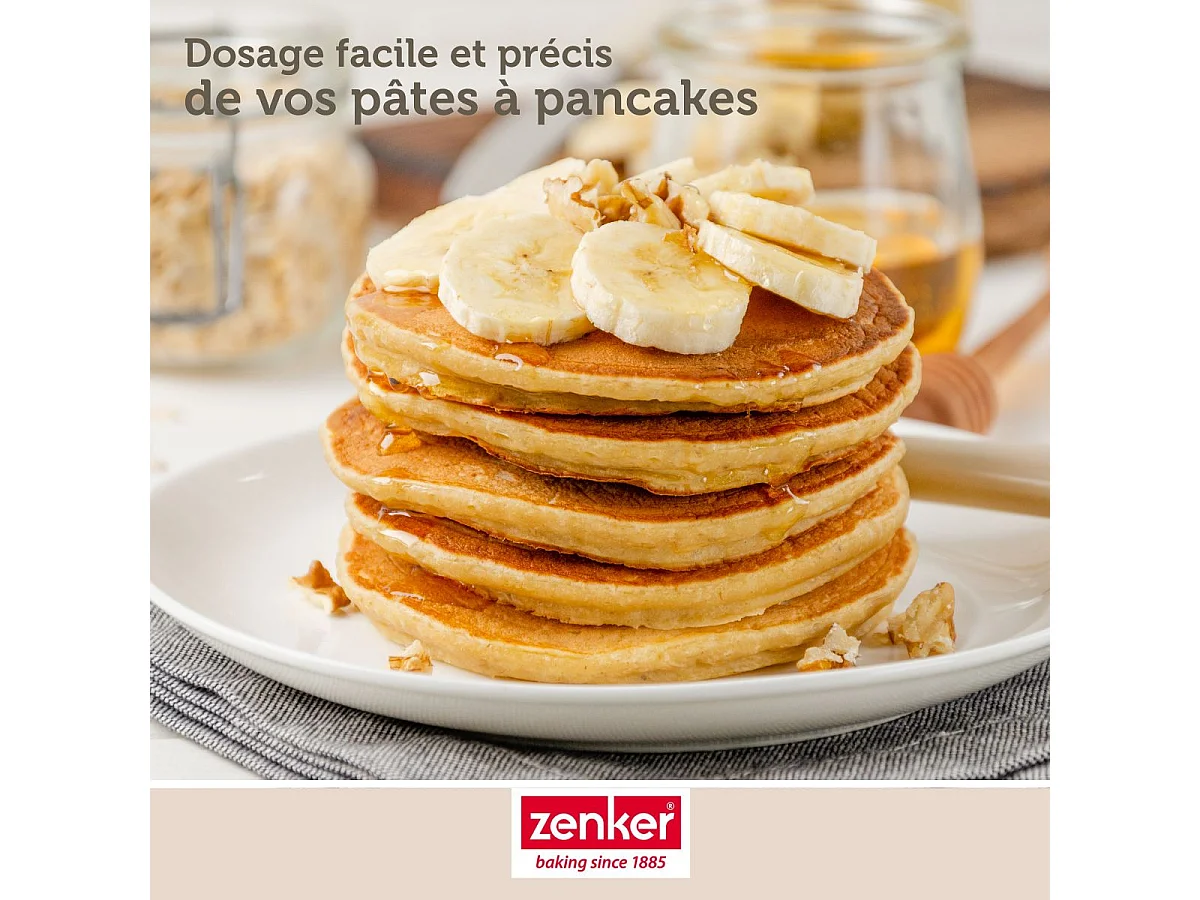Verseur de pâte à gâteau en inox Zenker