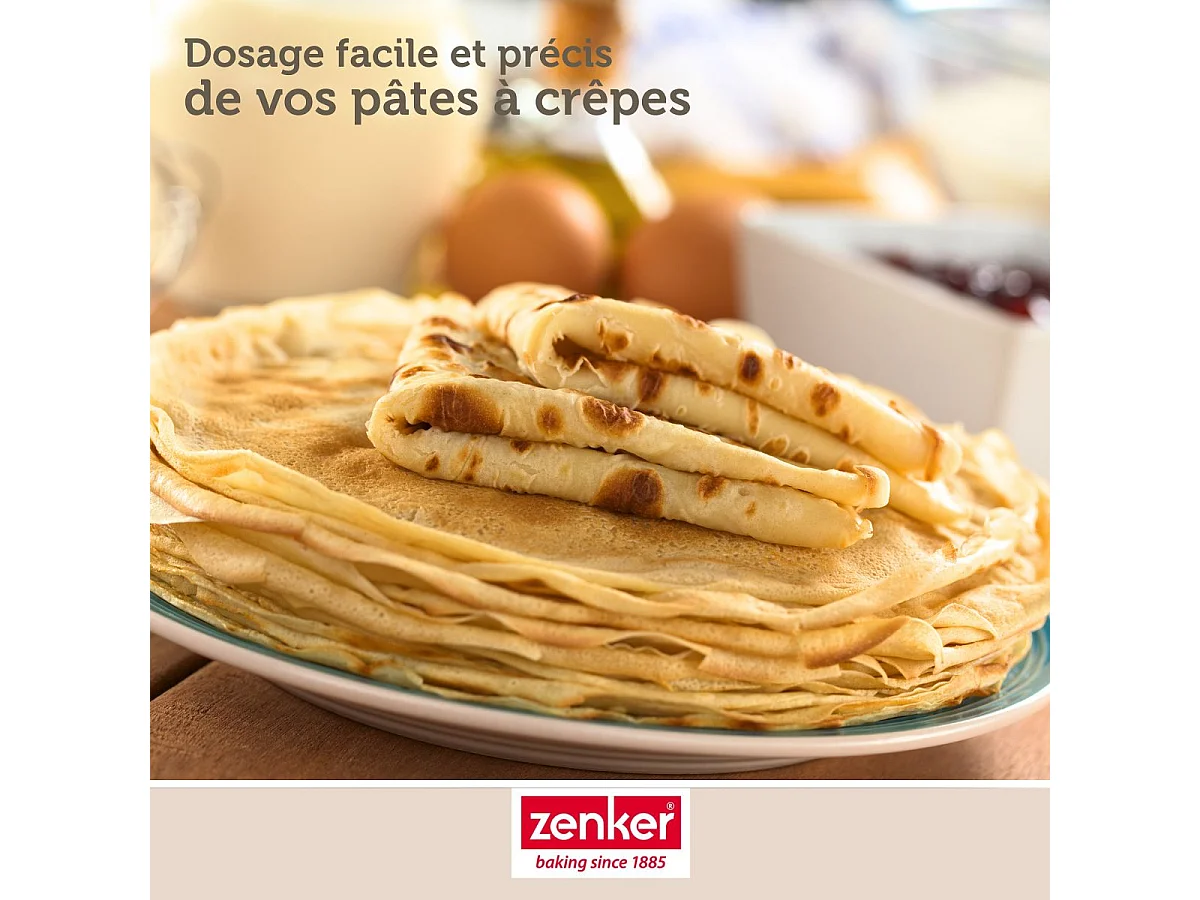Verseur de pâte à gâteau en inox Zenker