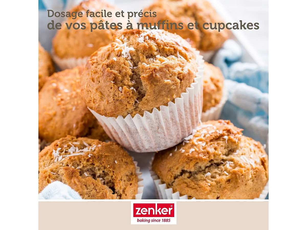 Verseur de pâte à gâteau en inox Zenker