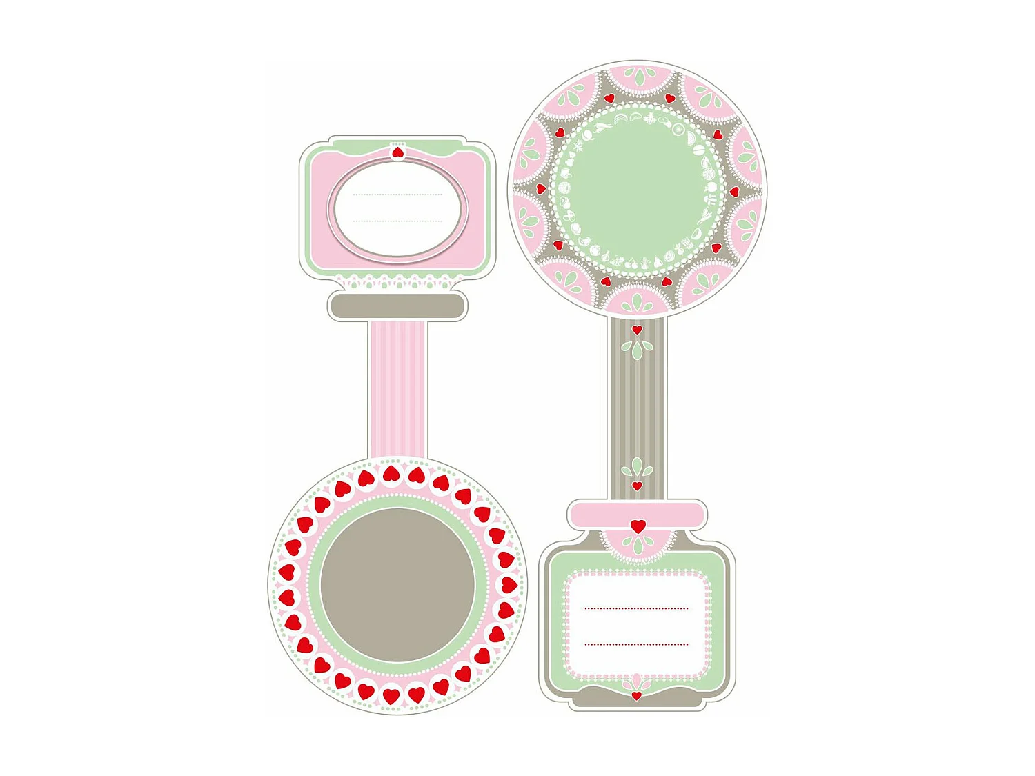 Lot de 16 étiquettes pot de confiture Dr Oetker Confiture