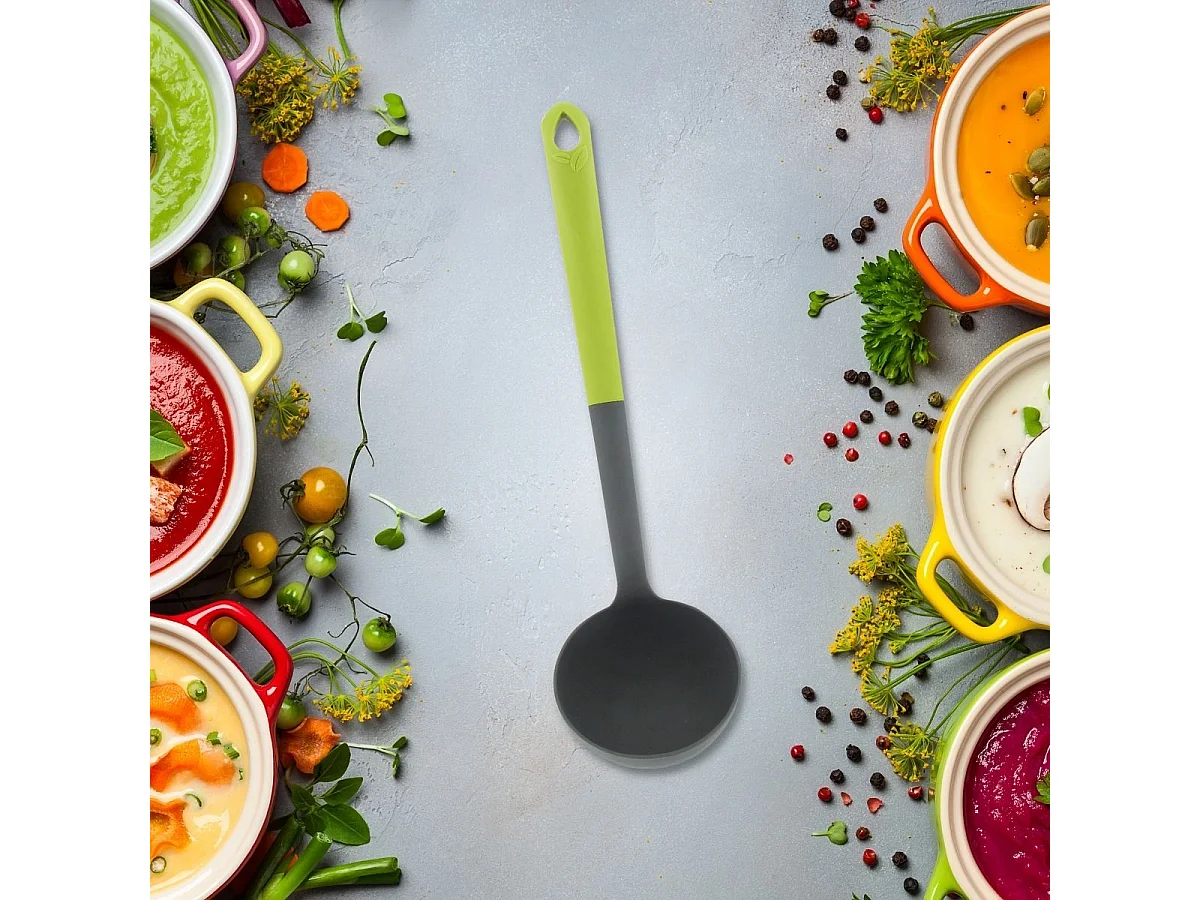 Louche de cuisine en bioplastique 32,5 cm Fackelmann Gamme Zéro