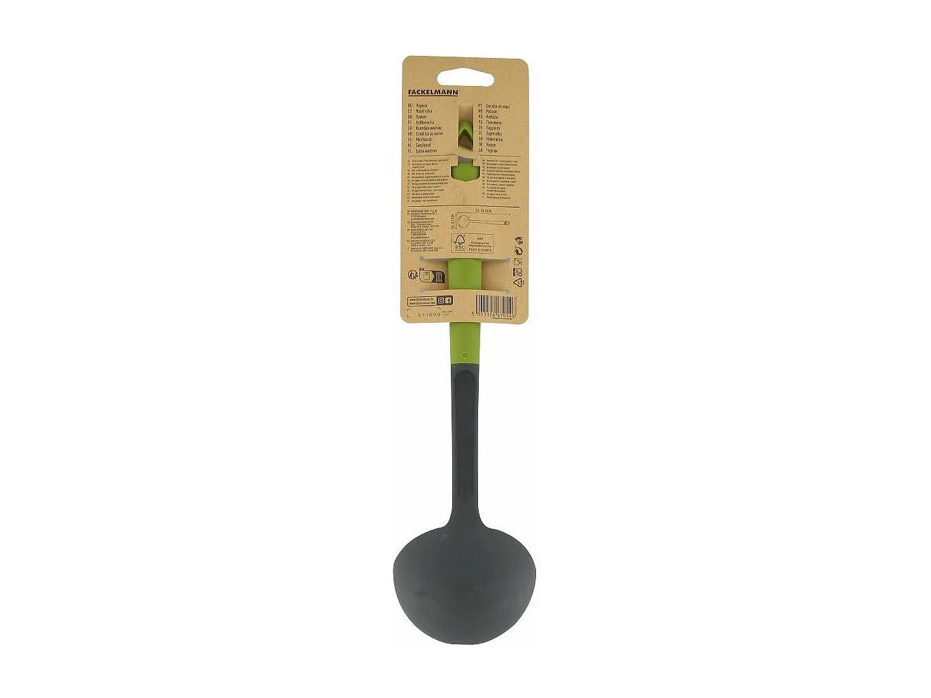 Louche de cuisine en bioplastique 32,5 cm Fackelmann Gamme Zéro
