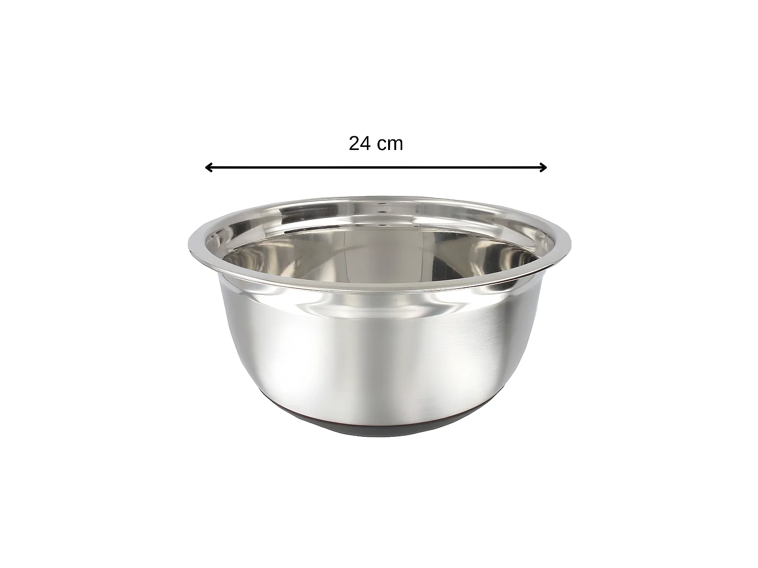 Bol à mixer en inox 24 cm de diamètre Fackelmann Basic