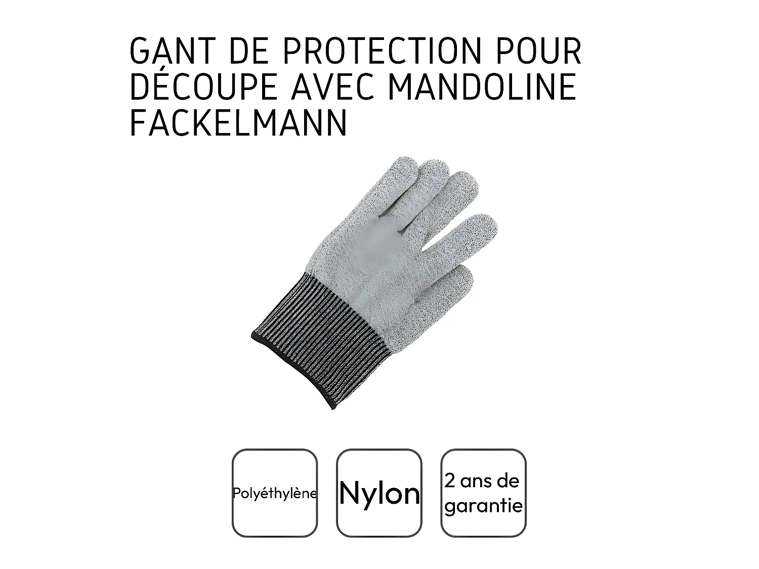 Gant anti-coupures 22 cm Fackelmann