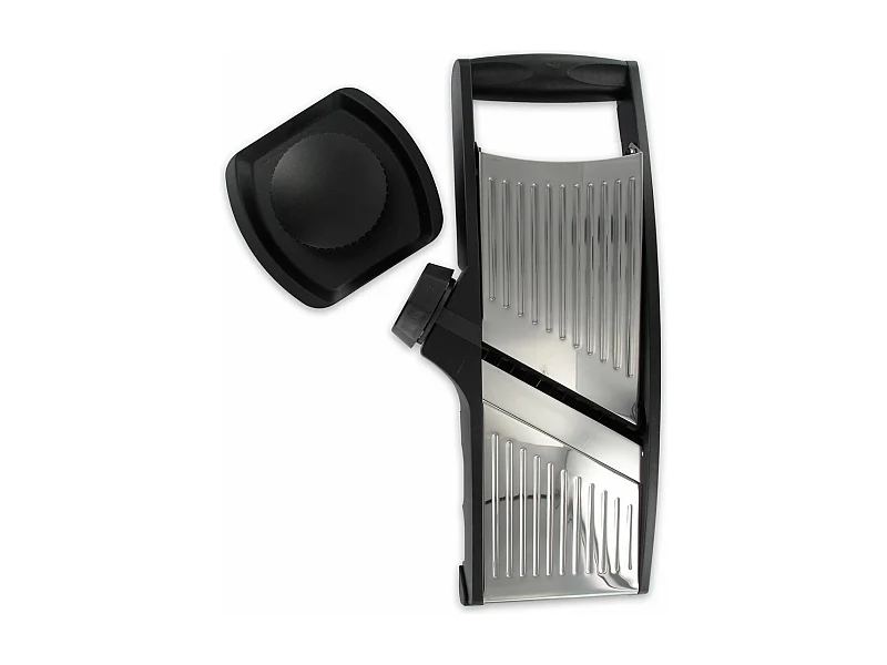 Mandoline professionnelle avec protège main en acier inoxydable Fackelmann Handmade Tradition