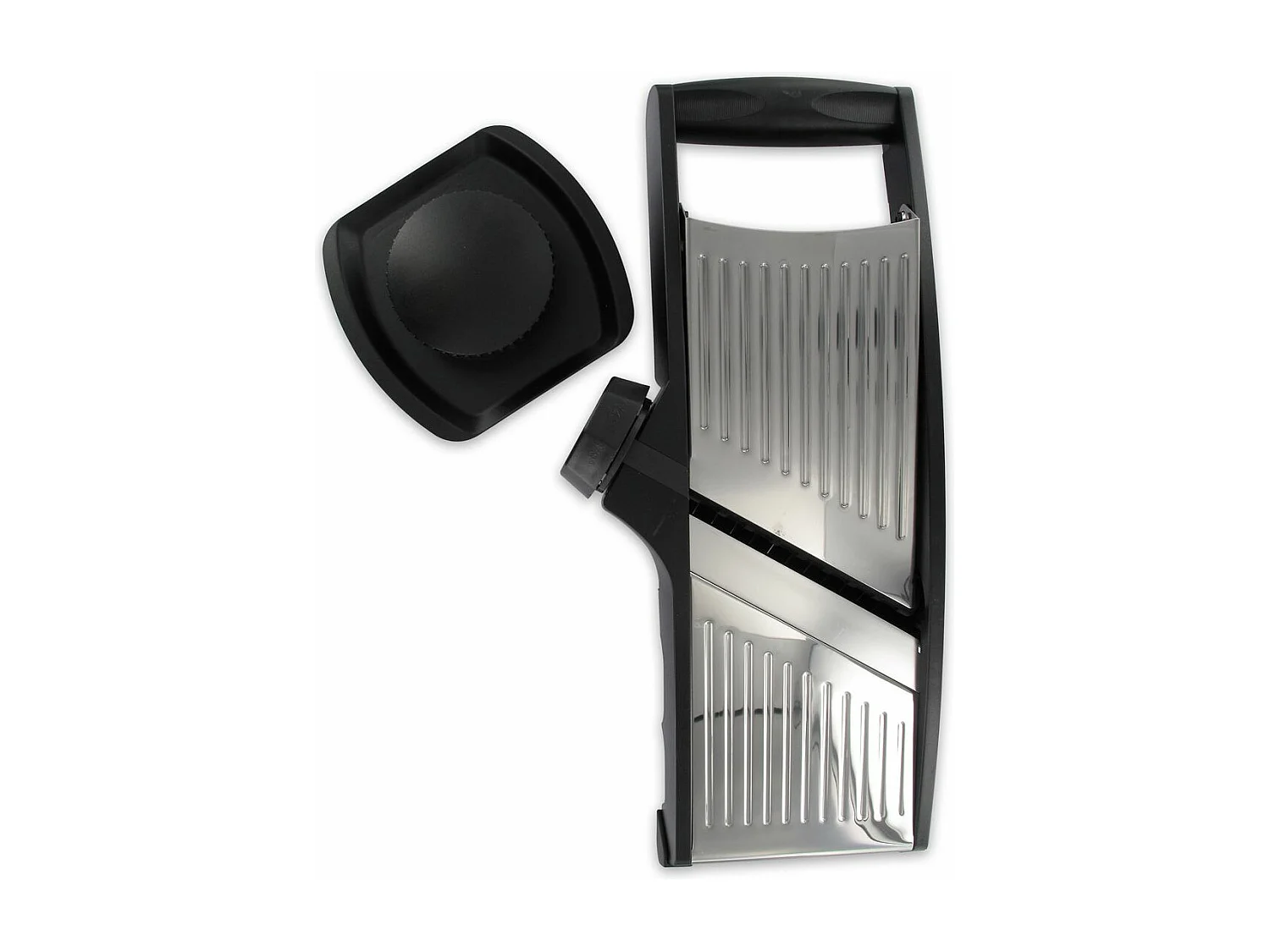 Mandoline professionnelle avec protège main en acier inoxydable Fackelmann Handmade Tradition