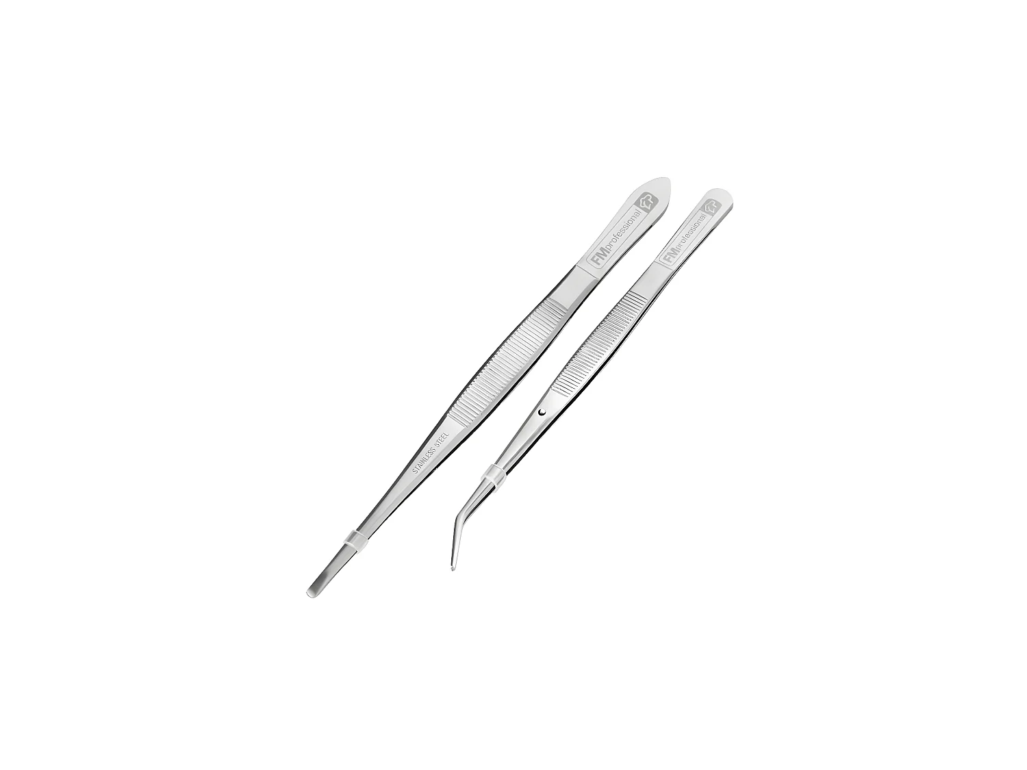 Lot de 2 pinces à dresser inox 18 et 15,5 cm FM Professional Pâtisserie
