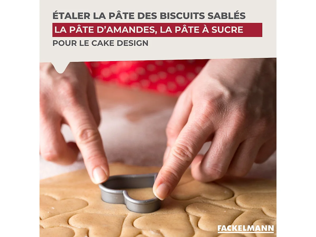 Petit rouleau à pâtisserie en bois 23,5 cm Fackelmann Wood Edition