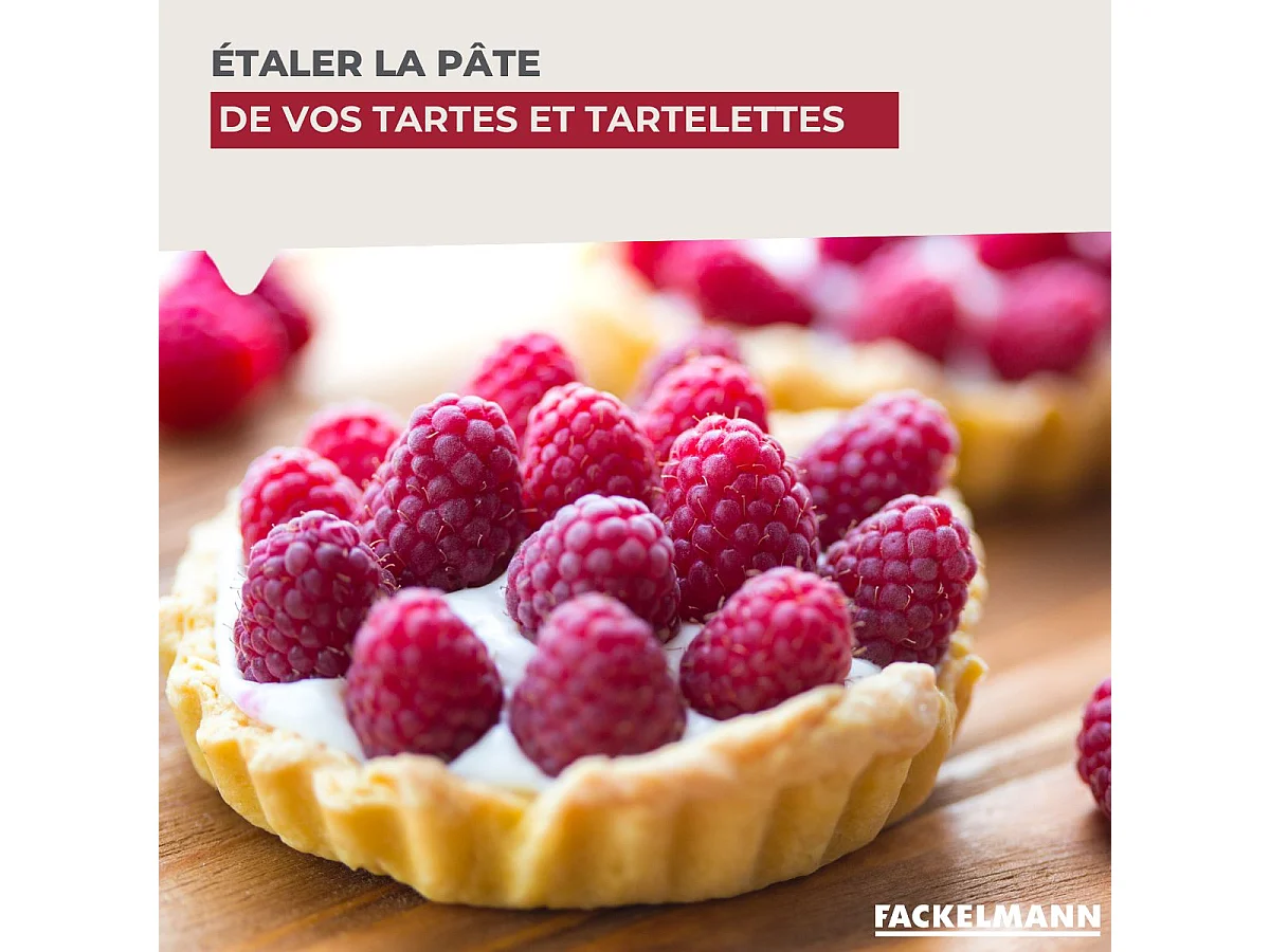 Petit rouleau à pâtisserie en bois 23,5 cm Fackelmann Wood Edition