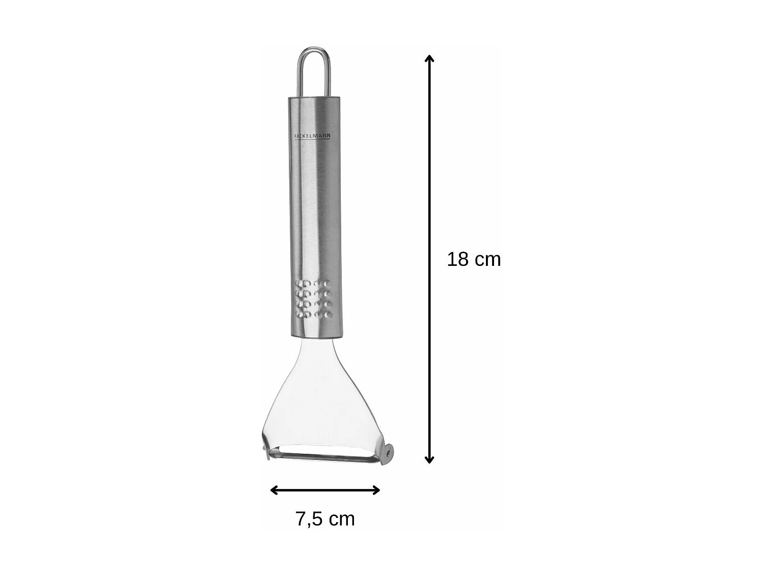 Rasoir à légumes inox 18 cm Fackelmann Ovale