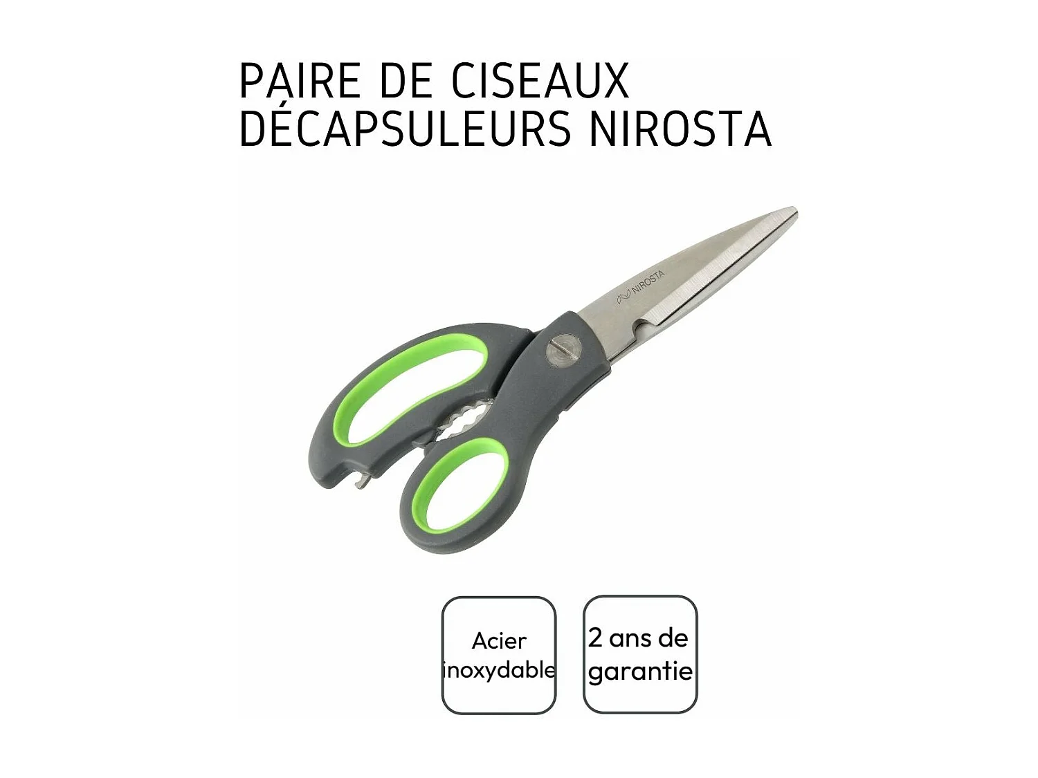 Ciseaux de cuisine Nirosta Praktika