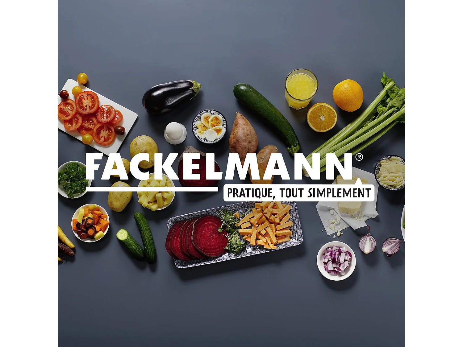 Mandoline professionnelle réglable jusqu'à 6 mm Fackelmann Handmade Tradition