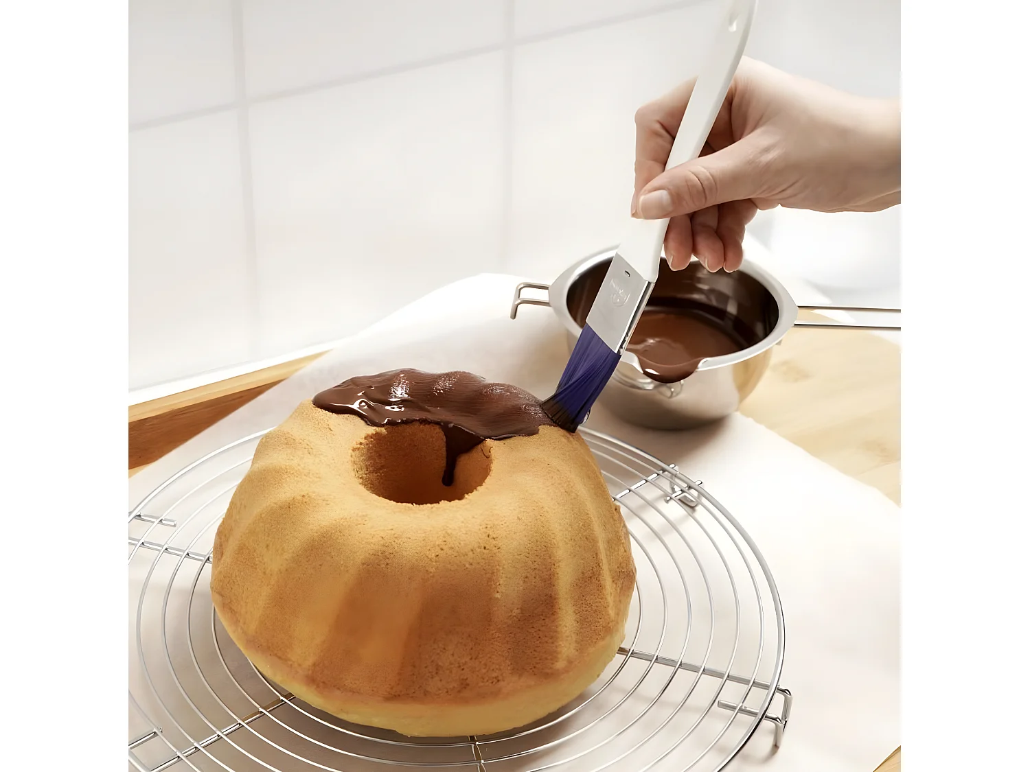 Pinceau de cuisine et de pâtisserie antiadhésif de 20 cm Dr. Oetker Divers