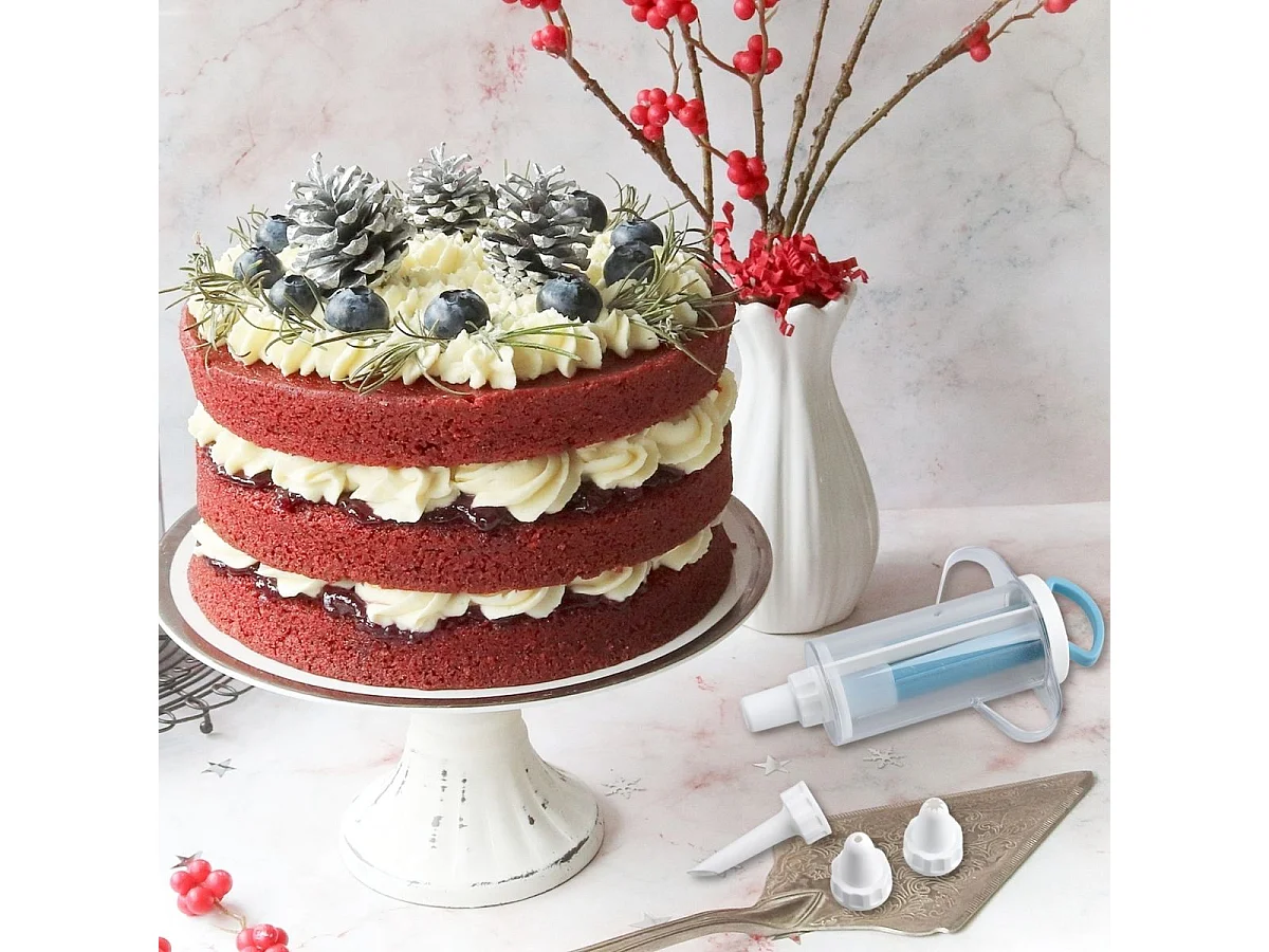 Seringue à pâtisserie avec deux compartiments et 4 embouts Zenker Sweet Sensation