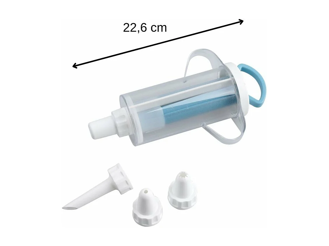 Seringue à pâtisserie avec deux compartiments et 4 embouts Zenker Sweet Sensation