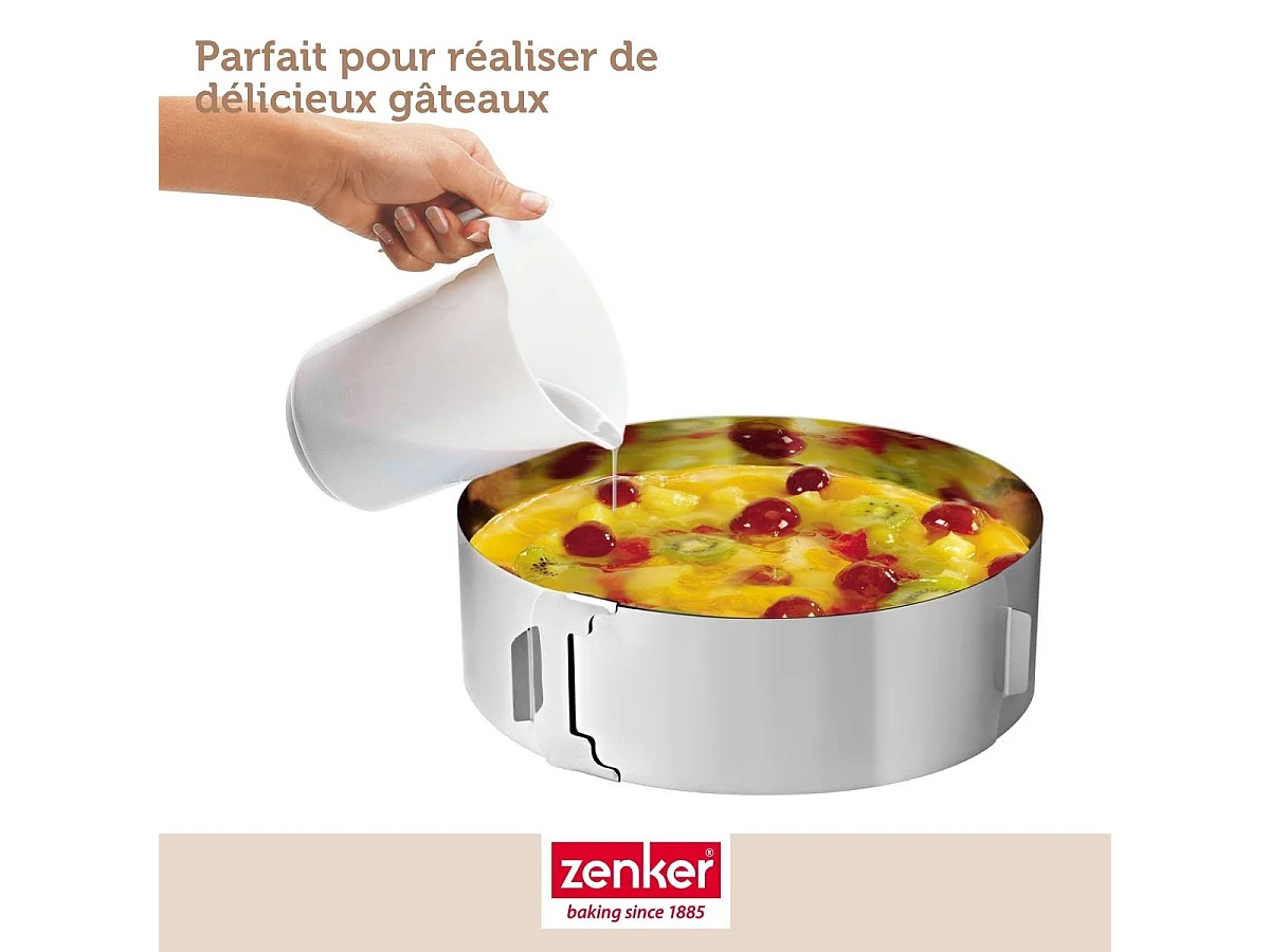 Cercle à pâtisserie réglable Zenker Smart Pastry