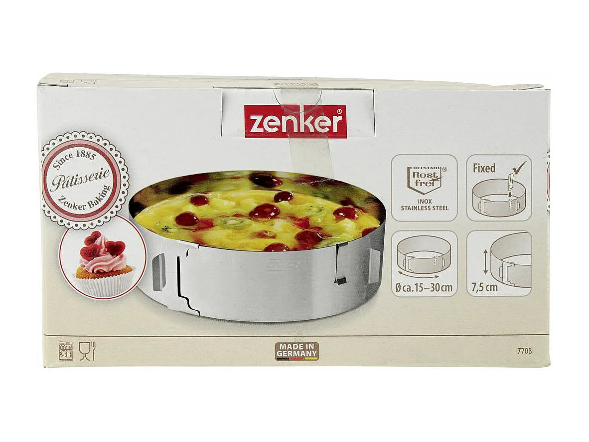 Cercle à pâtisserie réglable Zenker Smart Pastry