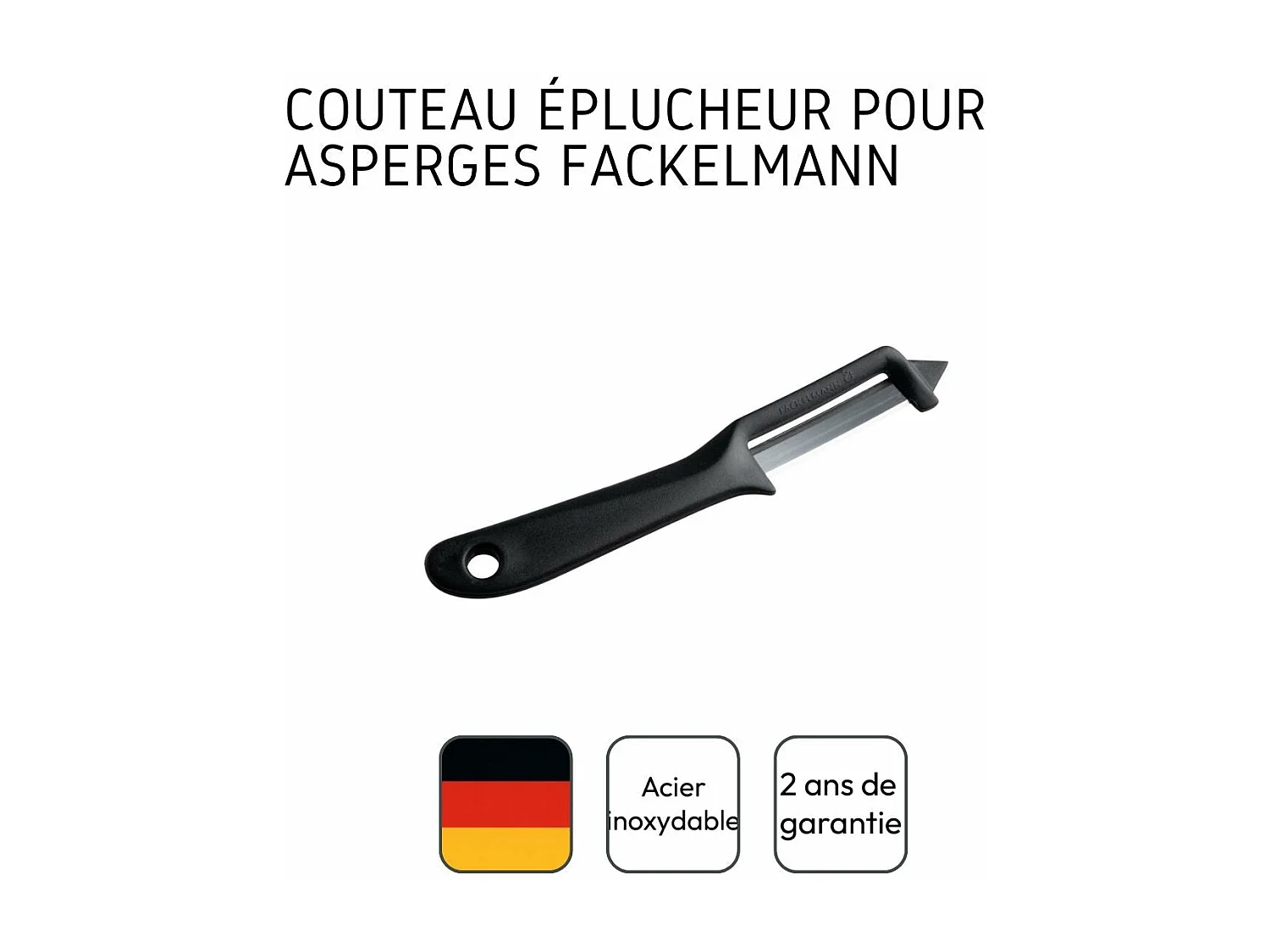 Eplucheur multifonction pour légumes18 cm Fackelmann Divers